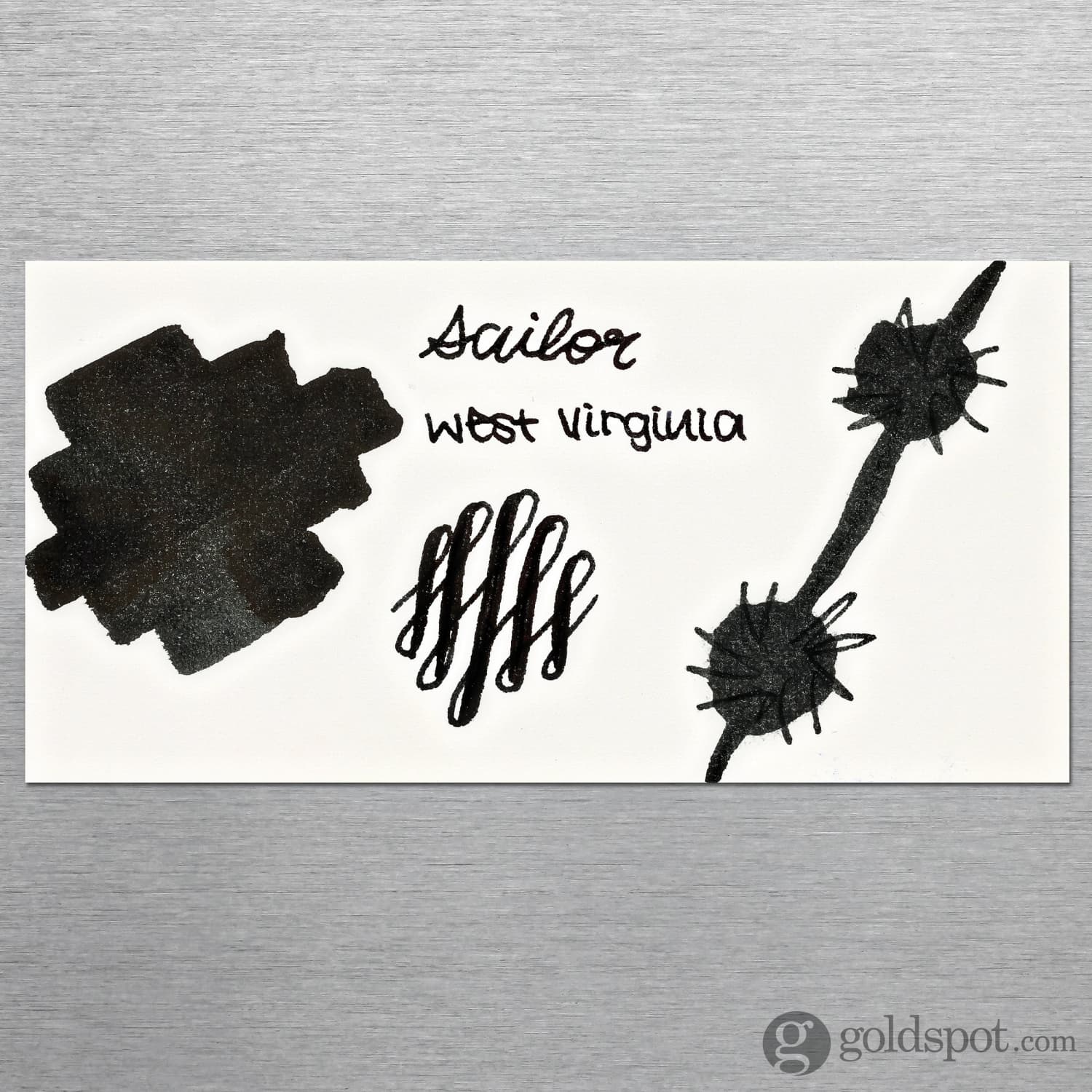 Sailor USA State Bottled Ink in West Virginia (Coal Gray) - 20 mL - Image 2