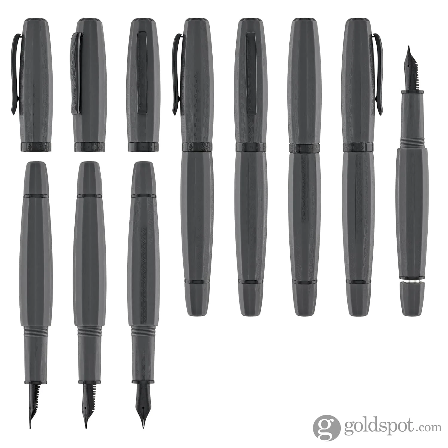Scribo Feel Fountain Pen in Anni60 with Ultra Black PVD Trim - Image 9