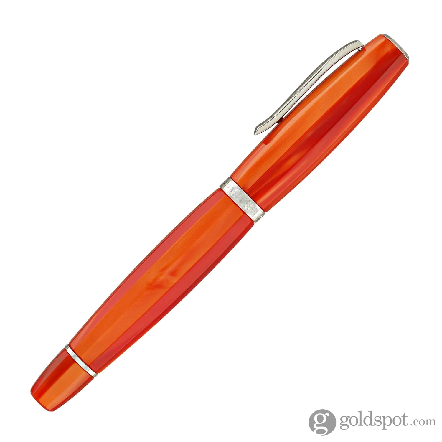 Scribo Feel Fountain Pen in Arancia with Platinum Trim - Image 5