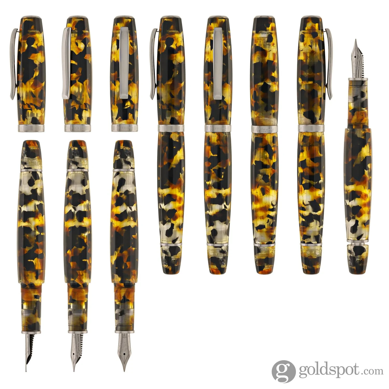 Scribo Feel Fountain Pen in Finestra Sul Tempo with Ruthenium Trim - Image 8