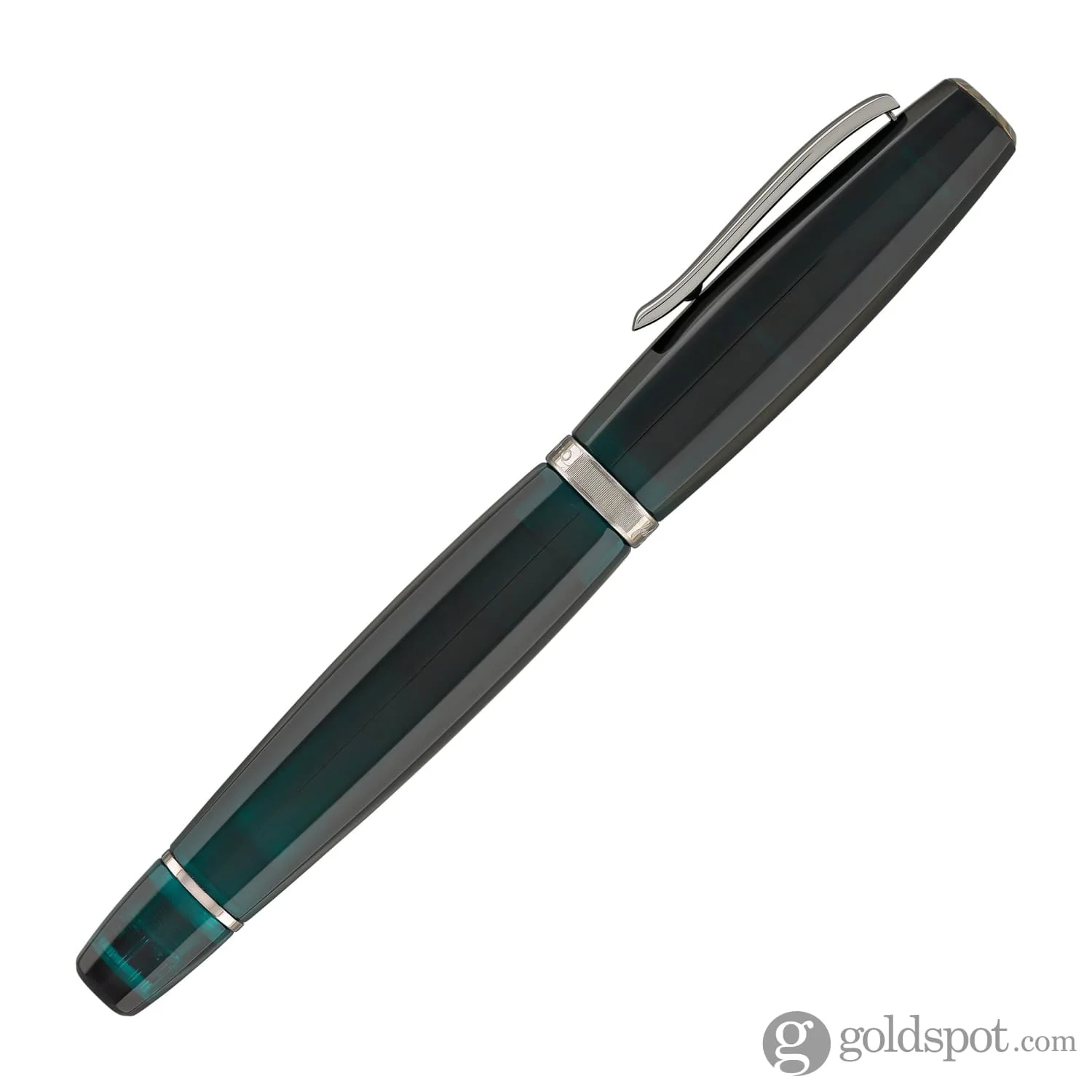 Scribo Feel Fountain Pen in Ombre Verdi with Platinum Trim - Image 5