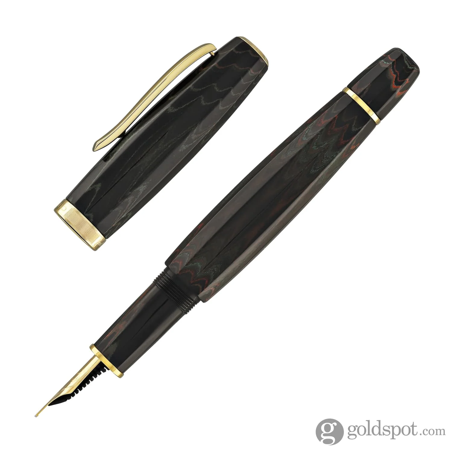 Scribo Feel Fountain Pen in Sassi Neri Ebonite - Image 3