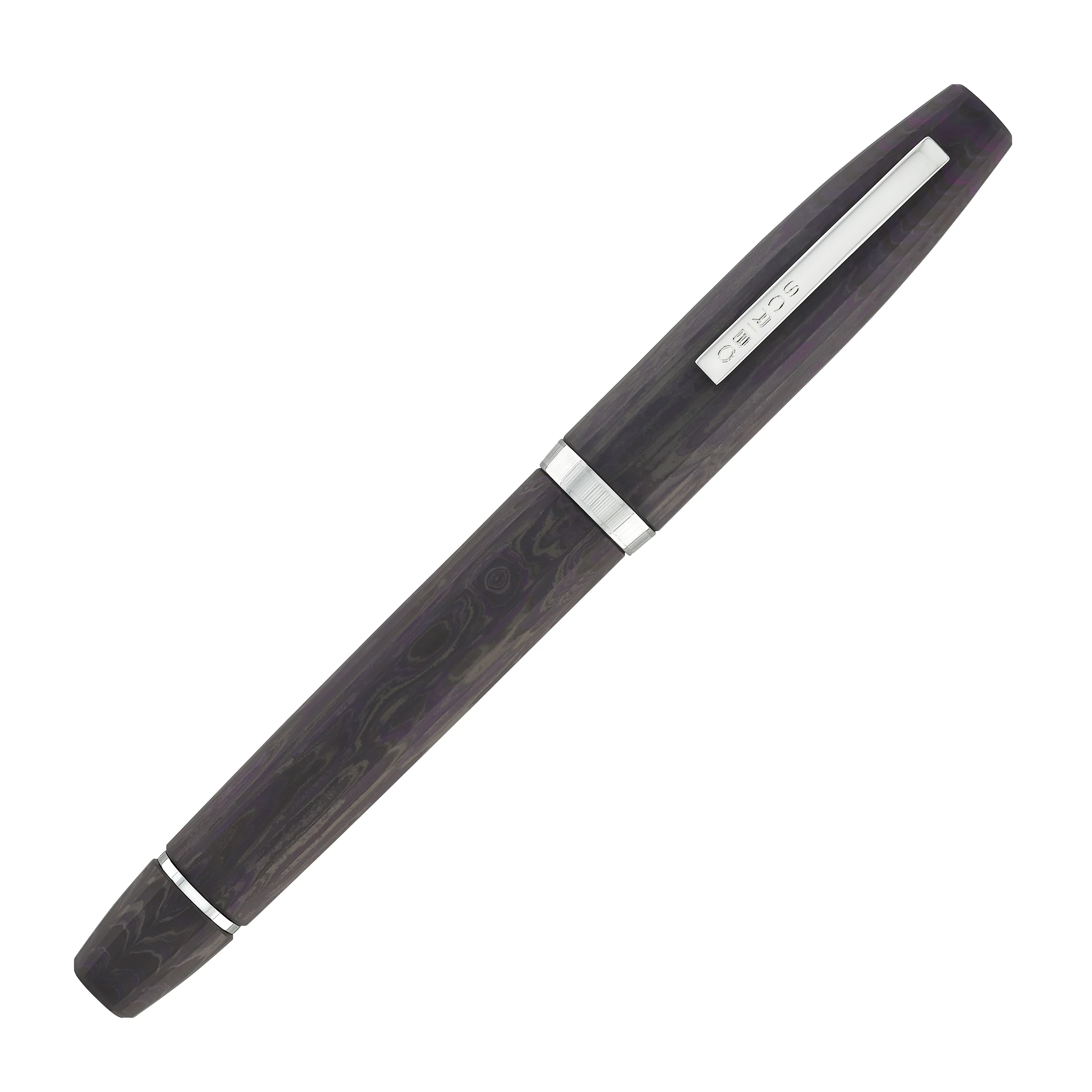 Scribo Flow Fountain Pen in Armonia with Platinum Trim - Image 2