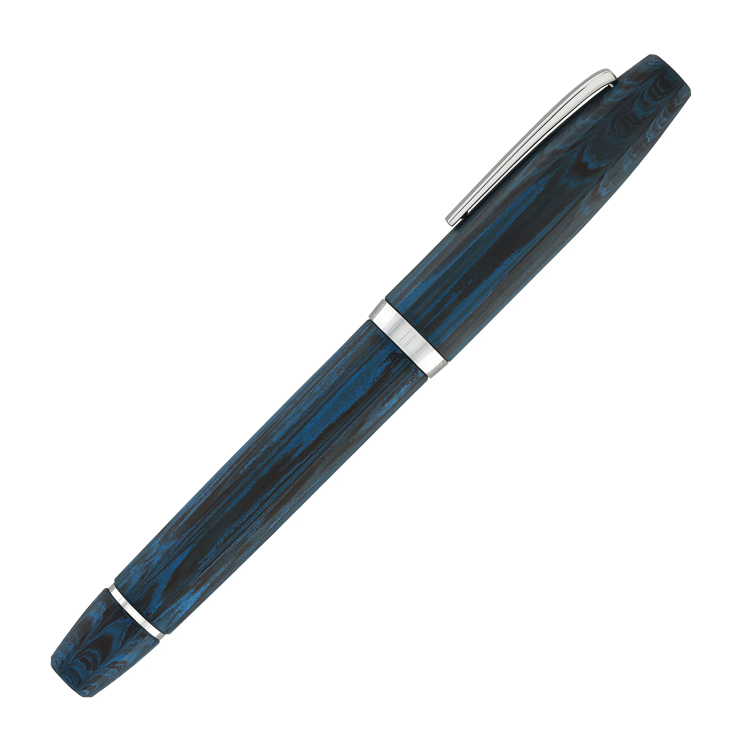 Scribo Flow Fountain Pen in Tempo with Platinum Trim - Image 5