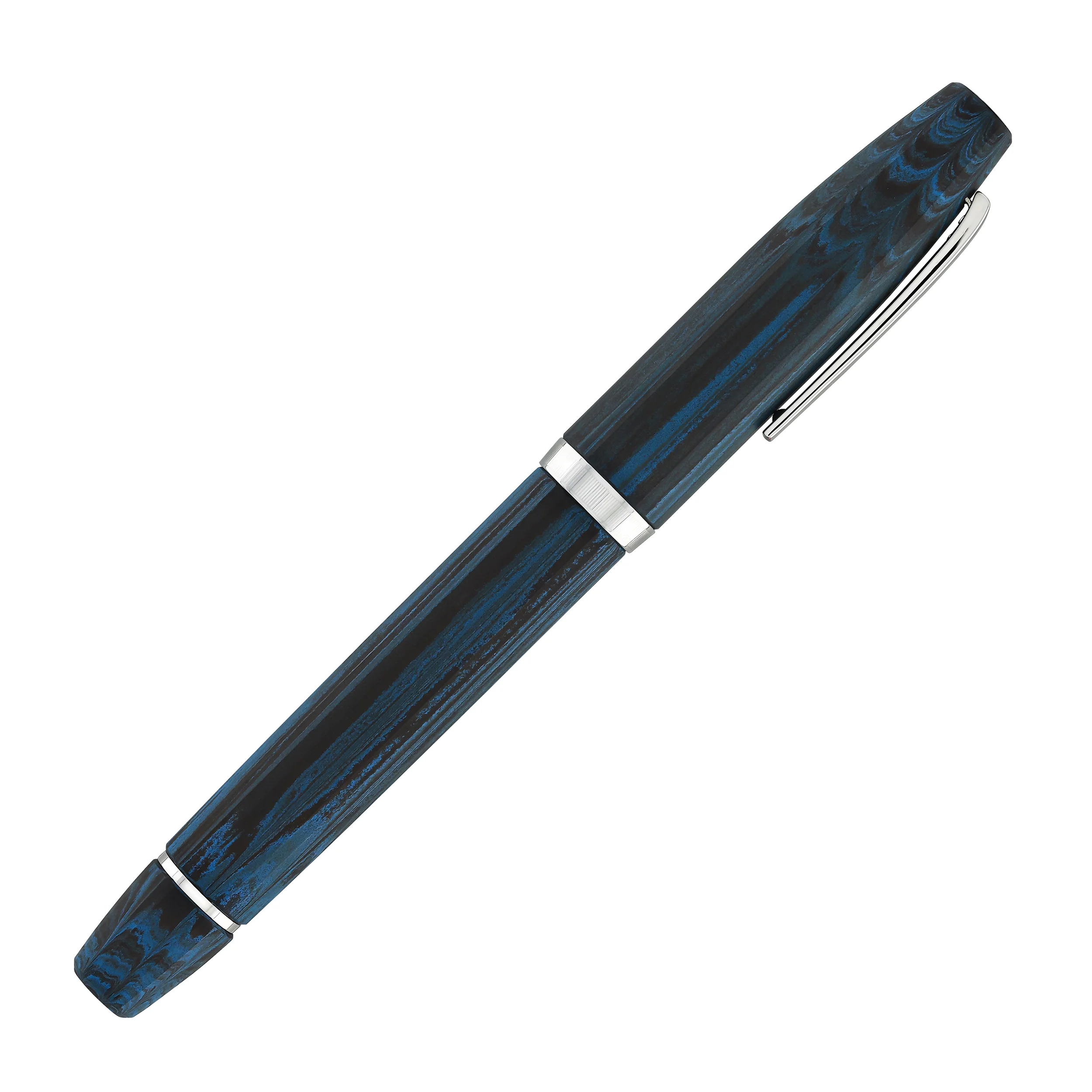 Scribo Flow Fountain Pen in Tempo with Platinum Trim - Image 6