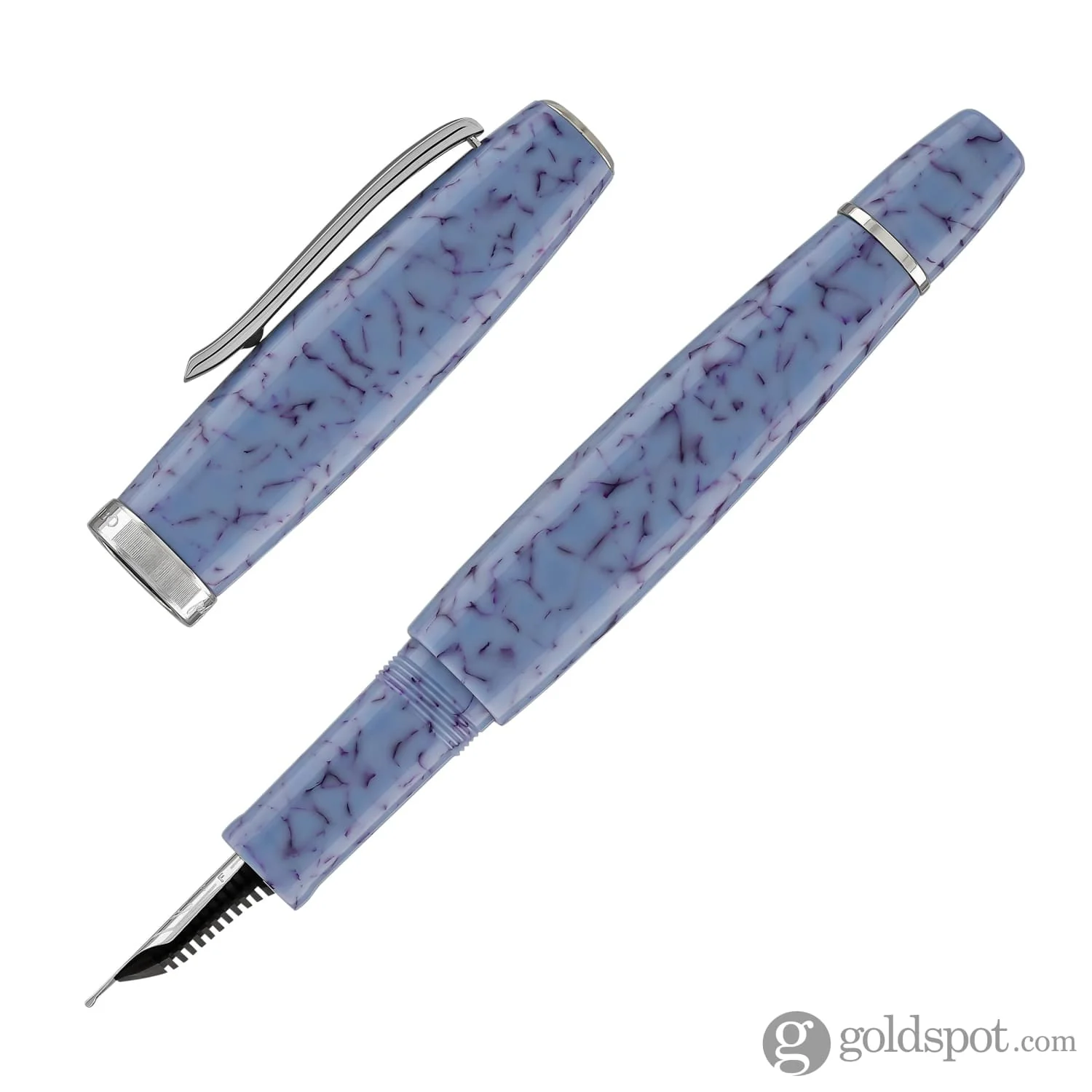 Scribo La Dotta Fountain Pen in Ninfea - 14kt Flexible Gold Nib - Image 3