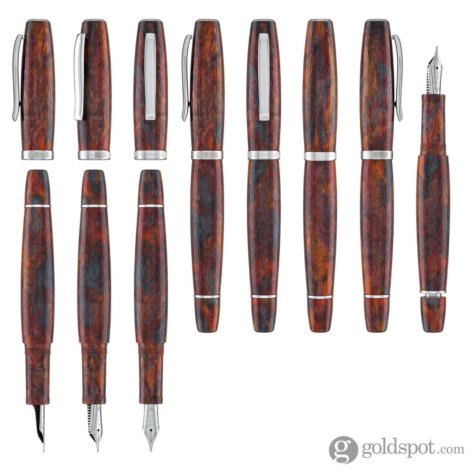 Scribo La Dotta Fountain Pen in Turrita Diamondcast - Image 8