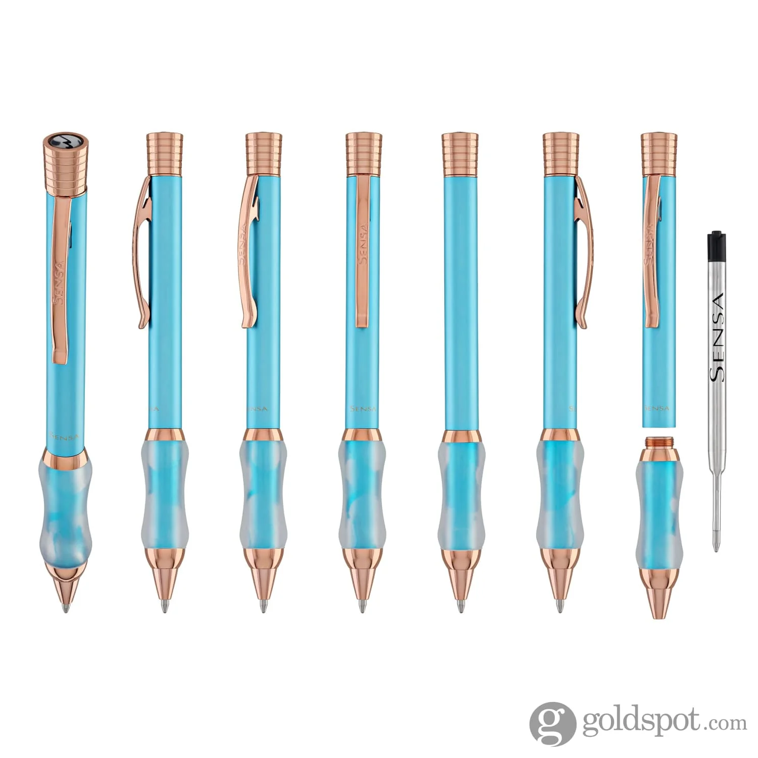 Sensa 30th Anniversary Ballpoint Pen in Aqua Blue - Limited Edition - Image 7