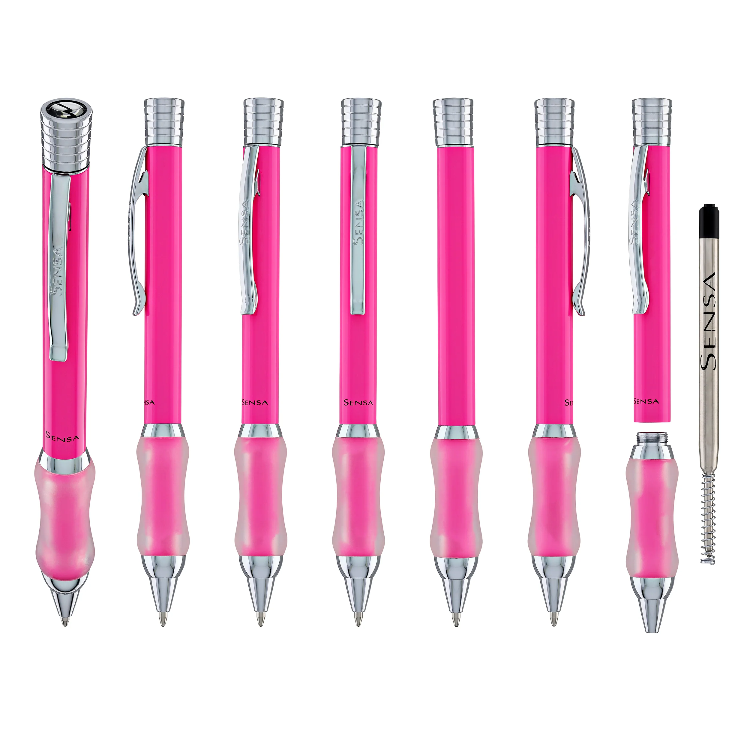 Sensa Classic Ballpoint Pen in Bubblegum Pink - Image 7