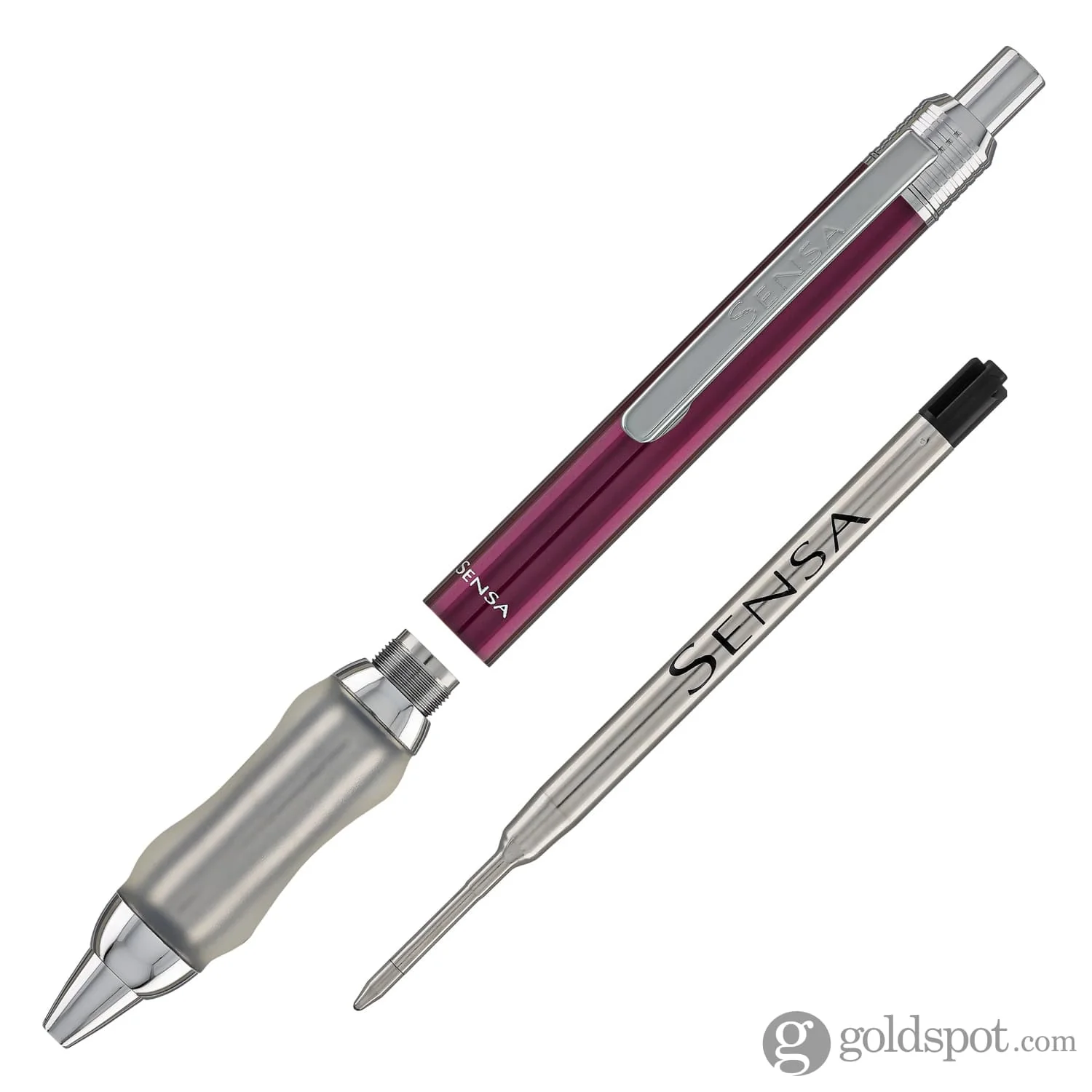 Sensa Click Lacquer Ballpoint Pen in Indigo Purple - Image 5