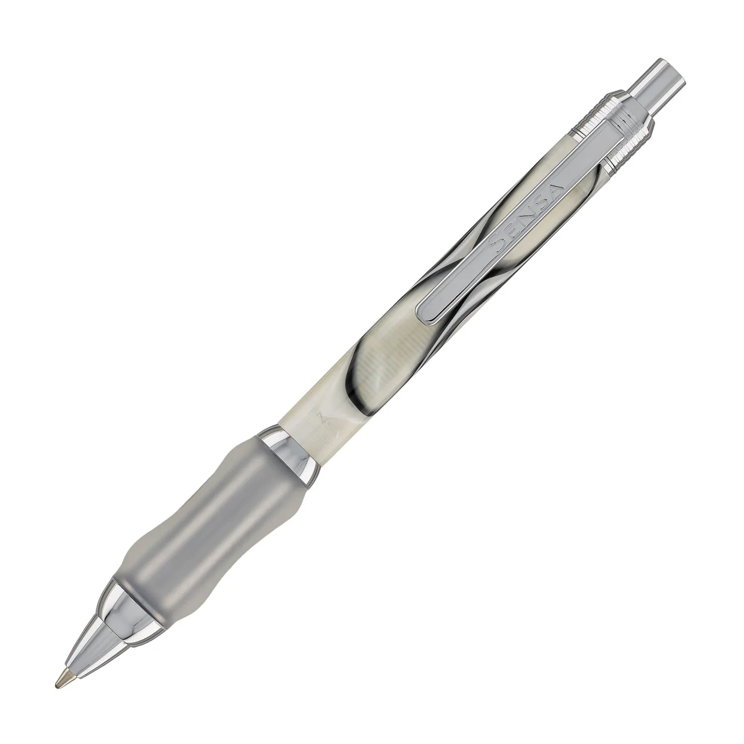 Sensa Click Plasmuloid Ballpoint Pen in Vintage Black Pearl