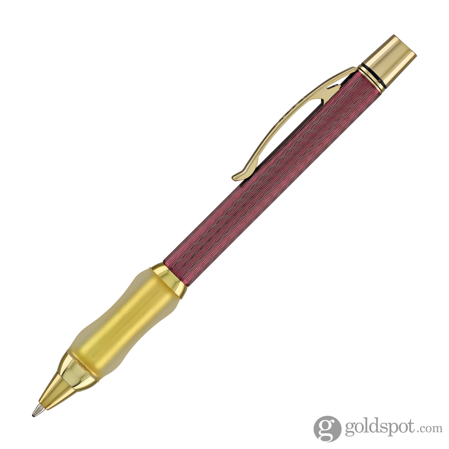 Sensa Herringbone Jewels Ballpoint Pen in Garnet Burgundy - Image 3