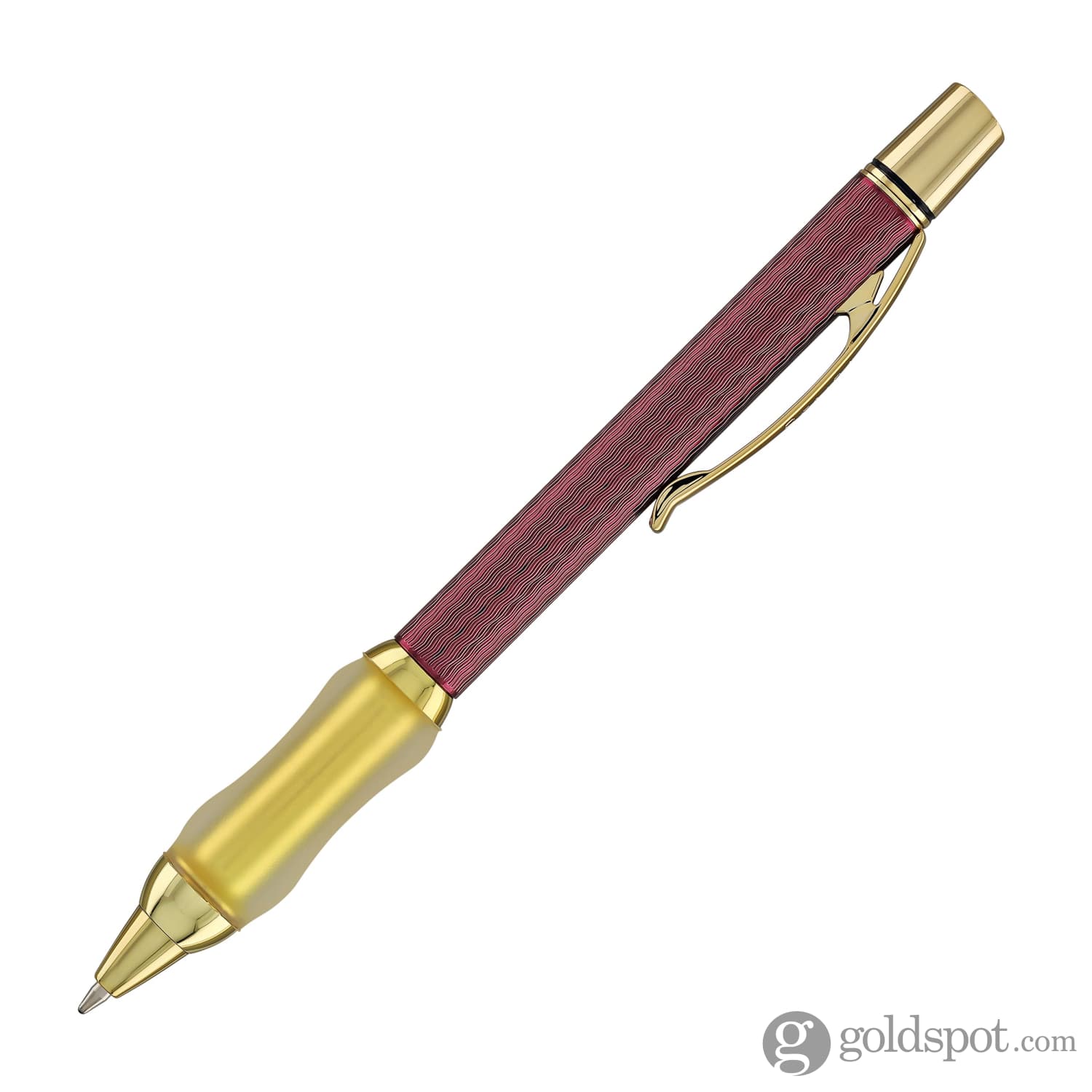 Sensa Herringbone Jewels Ballpoint Pen in Garnet Burgundy - Image 4