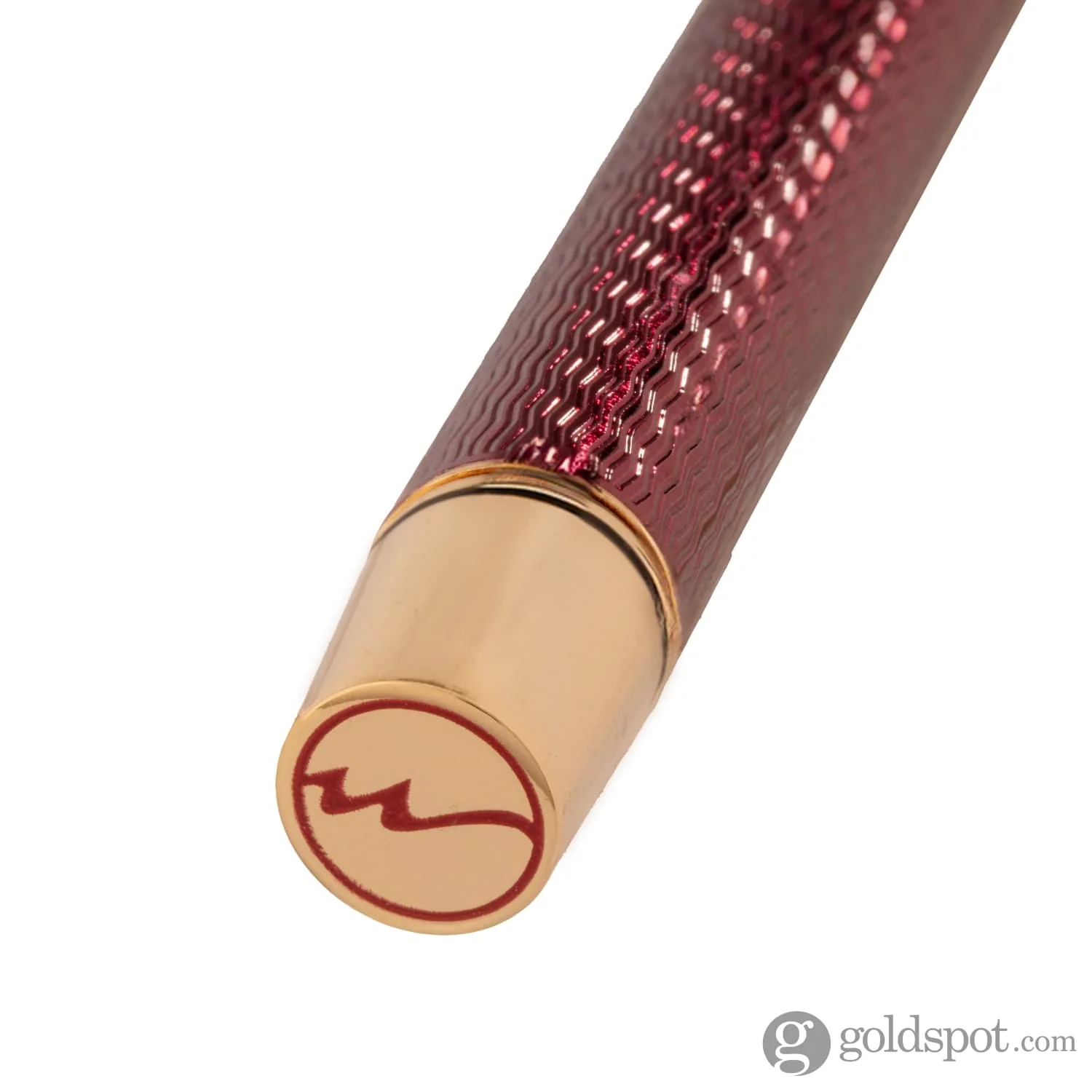 Sensa Herringbone Jewels Ballpoint Pen in Garnet Burgundy - Image 7