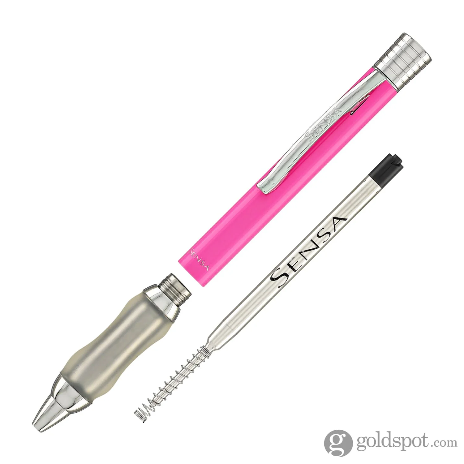 Sensa Modern Classic Ballpoint Pen in Bubblegum Pink - Image 5