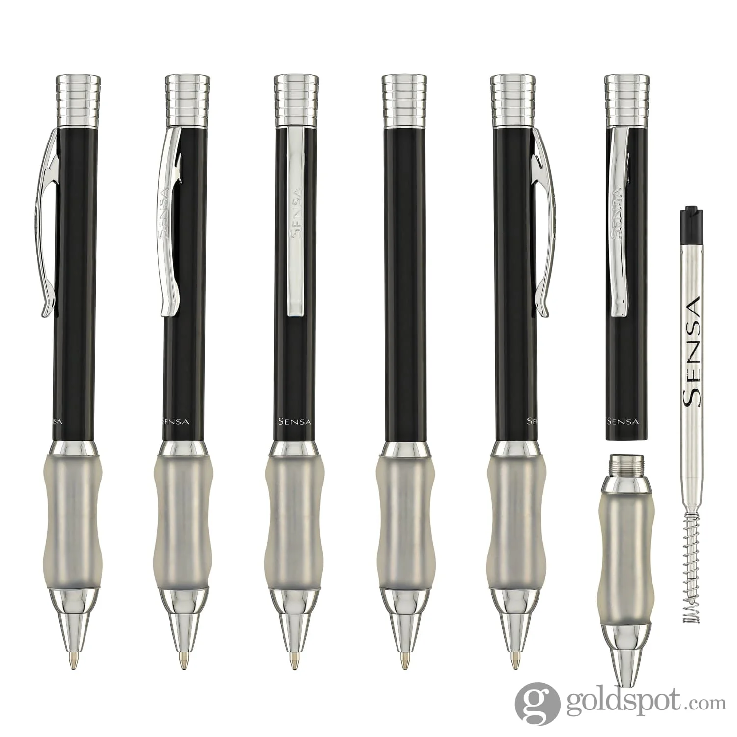 Sensa Modern Classic Ballpoint Pen in Licorice Black - Image 6
