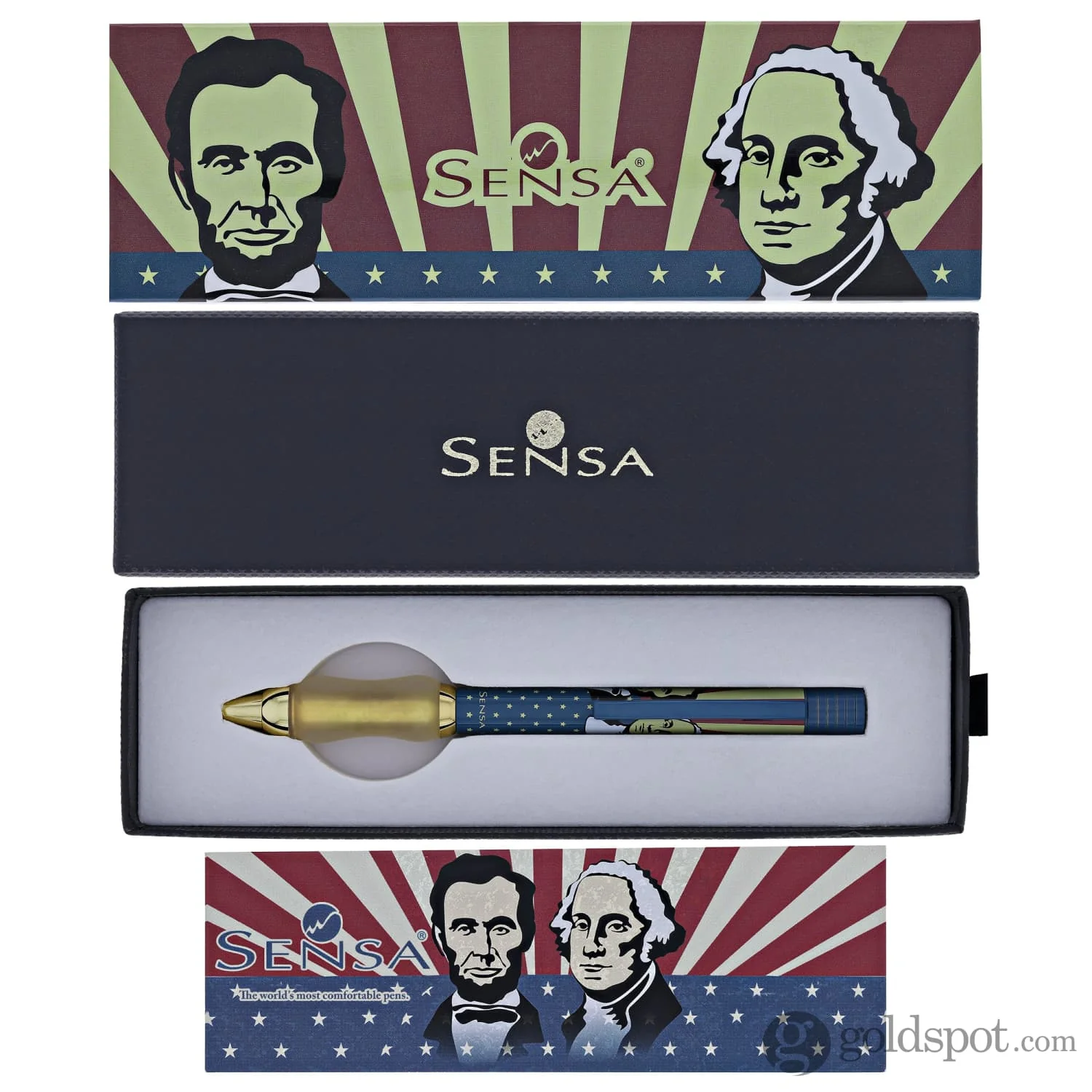 Sensa Presidents Ballpoint Pen in Washington & Lincoln - Limited Edition - Image 7