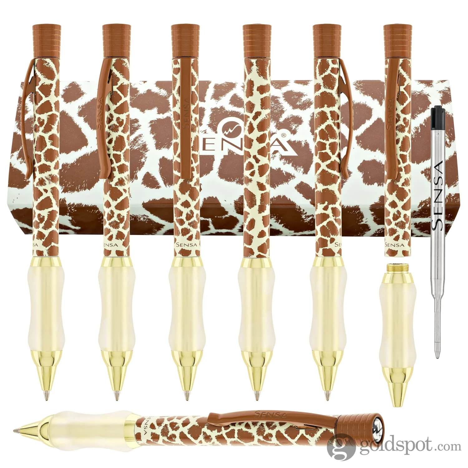 Sensa Safari Ballpoint Pen in Giraffe - Image 8