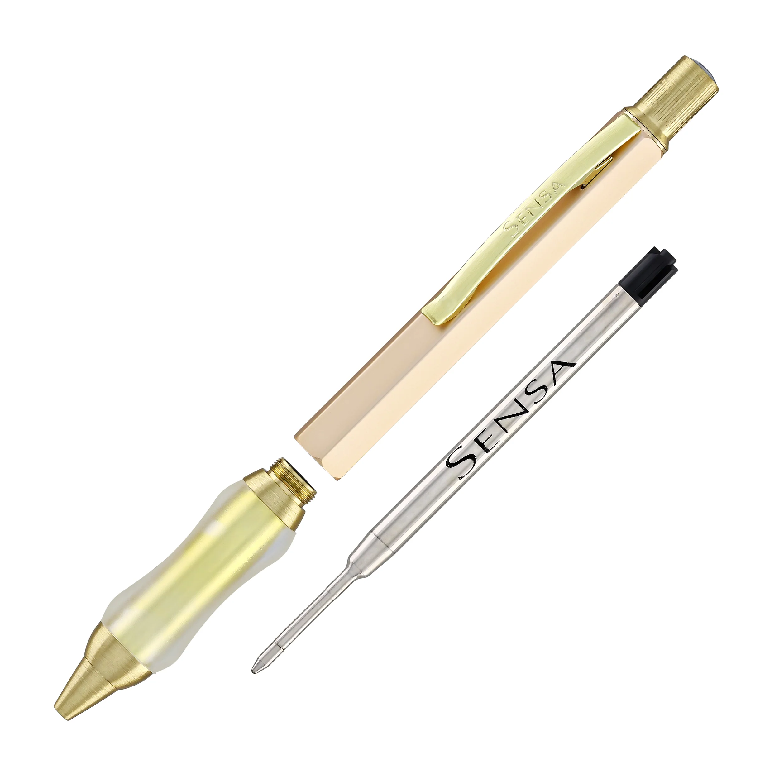Sensa Sensagraph Ballpoint Pen in Antique Brass - Image 6