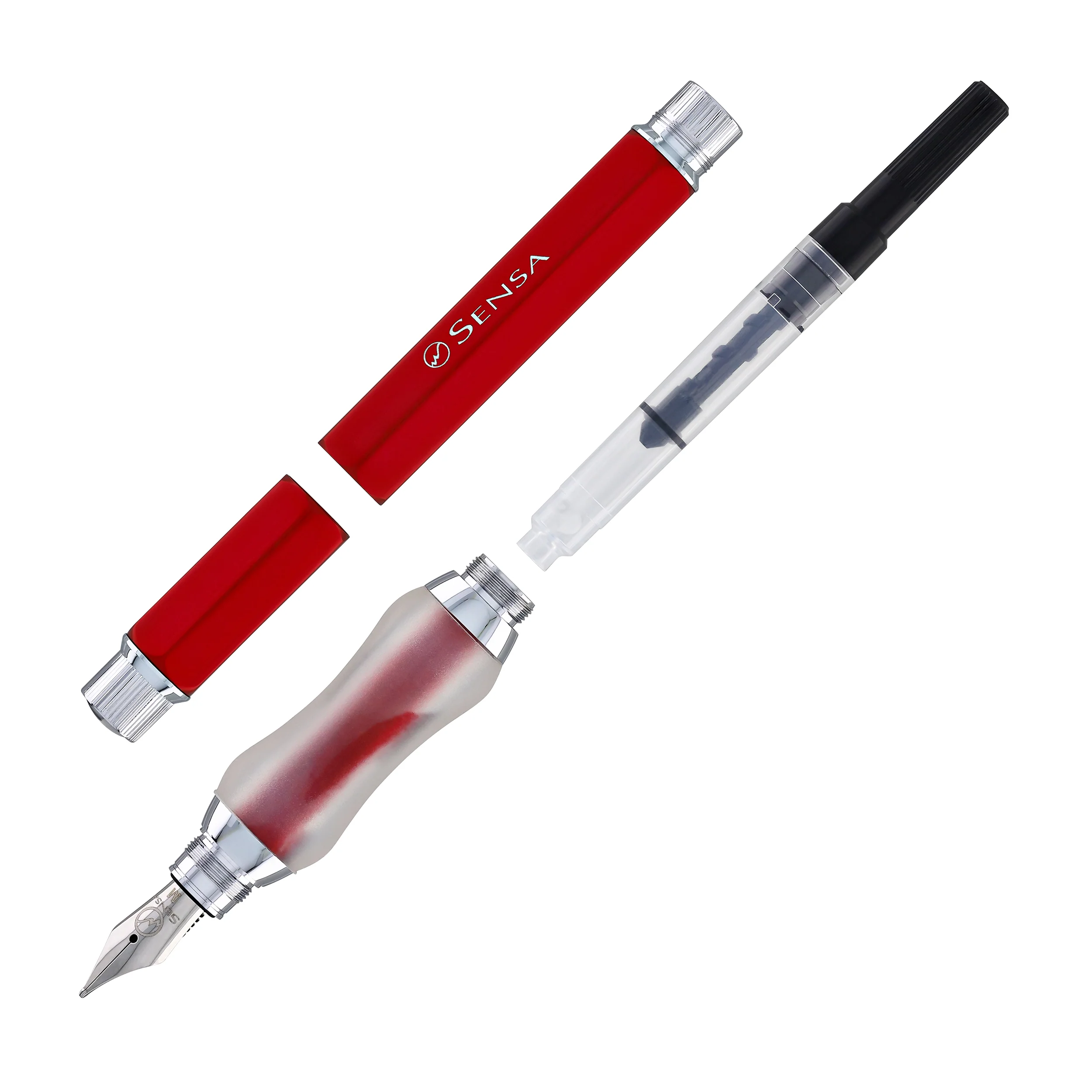 Sensa Sensagraph Fountain Pen in Cardinal Red - Image 7