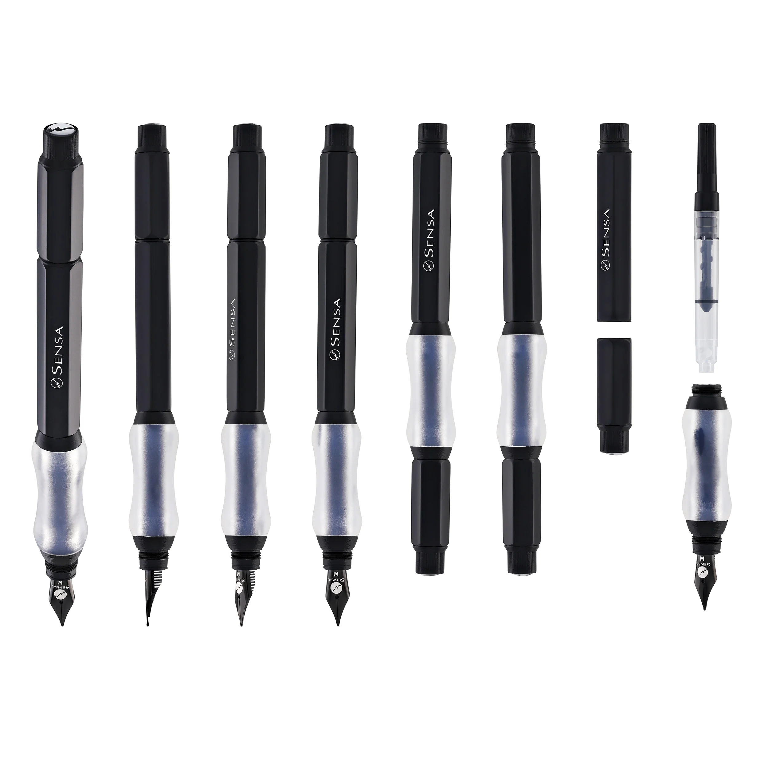 Sensa Sensagraph Fountain Pen in Raven Black - Image 8