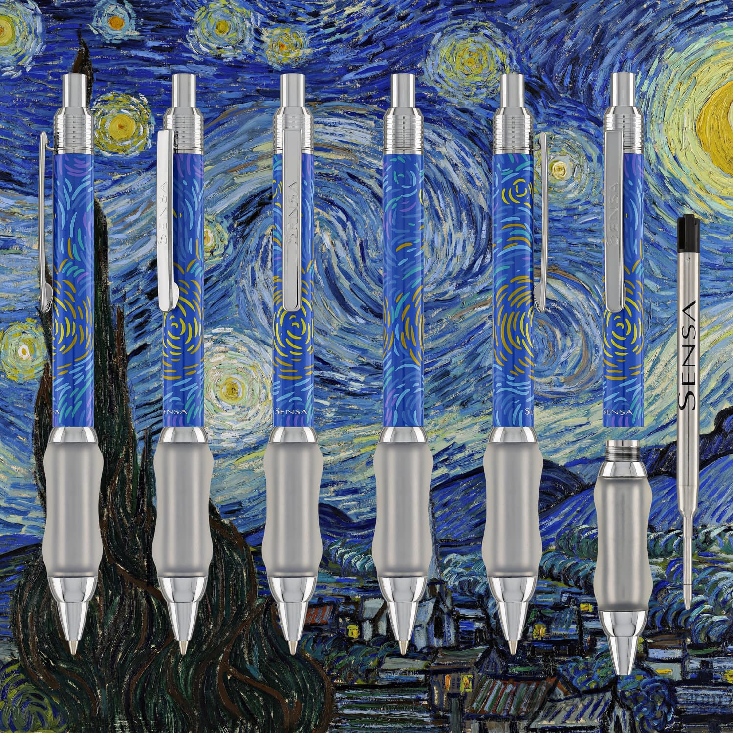 Sensa Van Gogh Ballpoint Pen in Starry Nights - Image 6