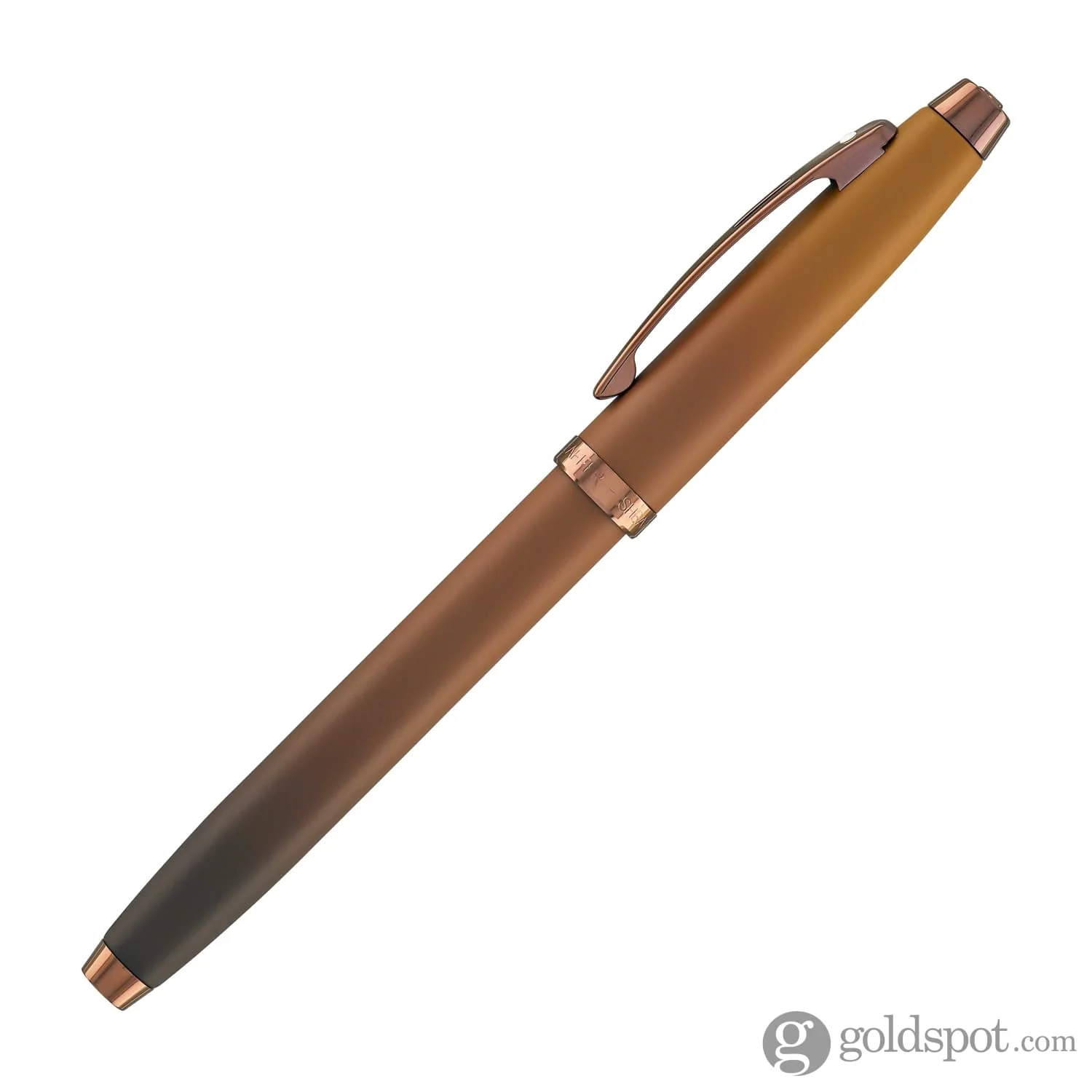 Sheaffer 100 Fountain Pen in Coffee Edition with PVD Rose Gold Trim - Image 5