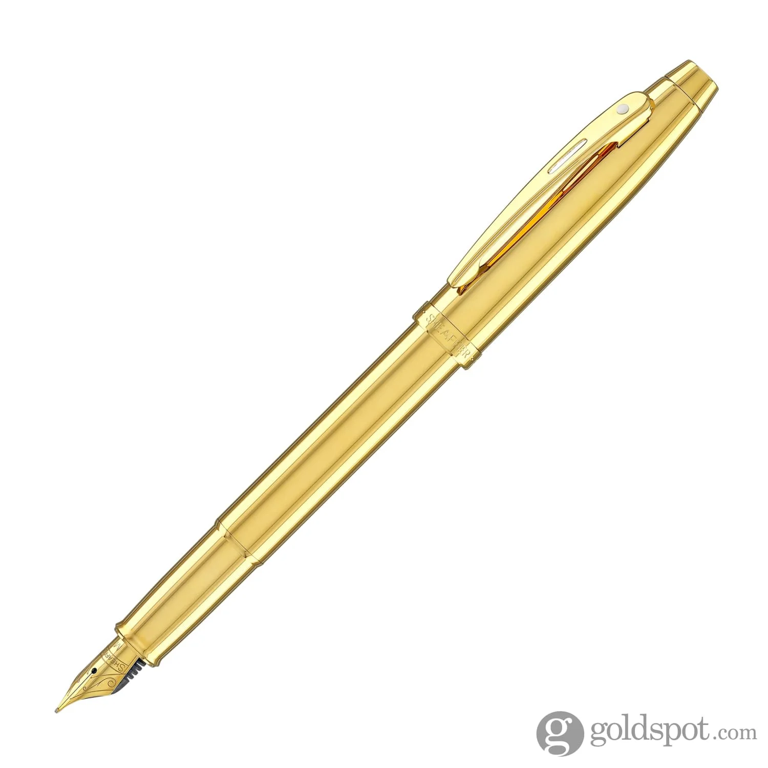 Sheaffer 100 Fountain Pen in PVD Gold - Image 2