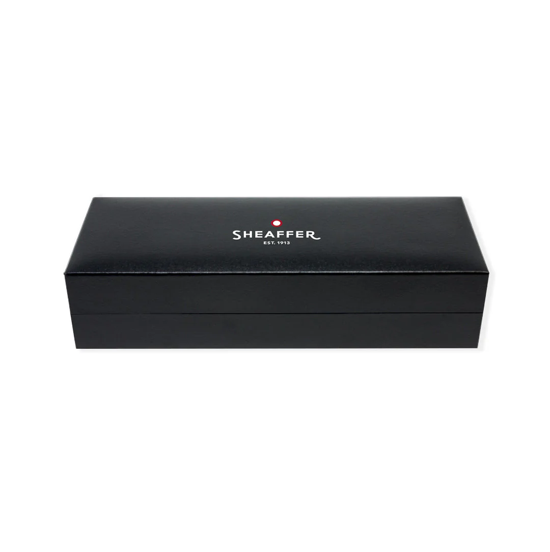 Sheaffer Icon Ballpoint Pen in Matte Black Lacquer with Red PVD Trim - Image 9