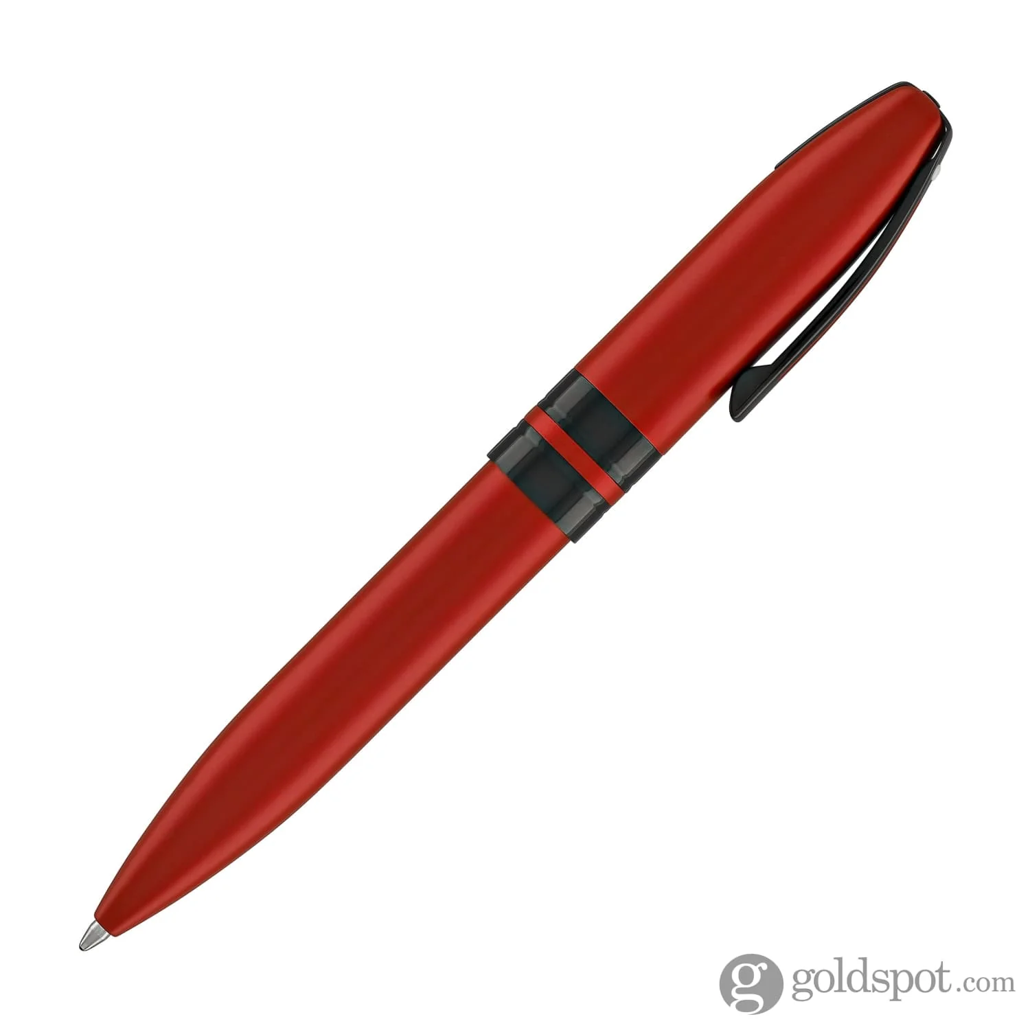 Sheaffer Icon Ballpoint Pen in Metallic Red Lacquer with Black PVD Trim - Image 4