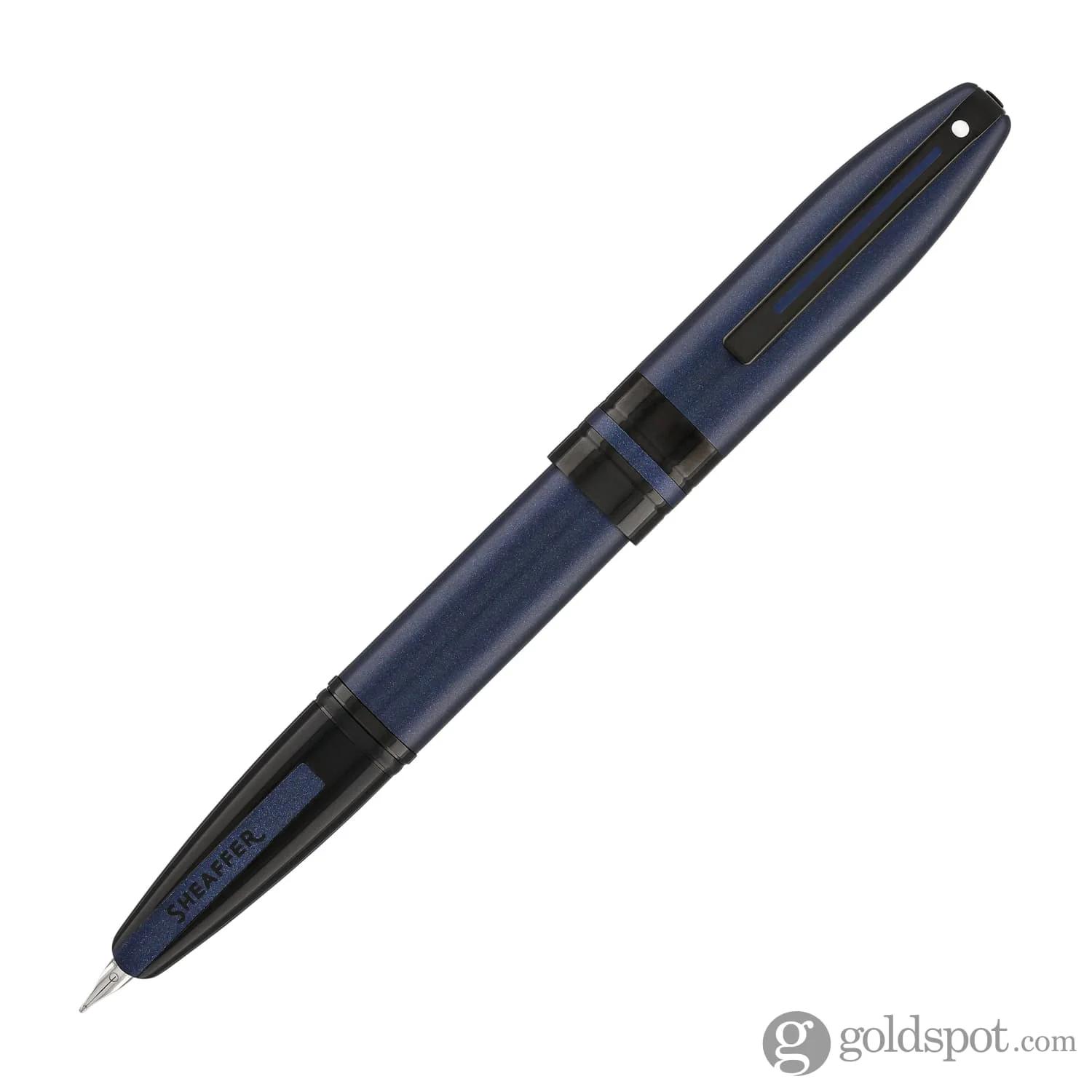 Sheaffer Icon Fountain Pen in Matte Blue Lacquer with Black PVD Trim - Image 13