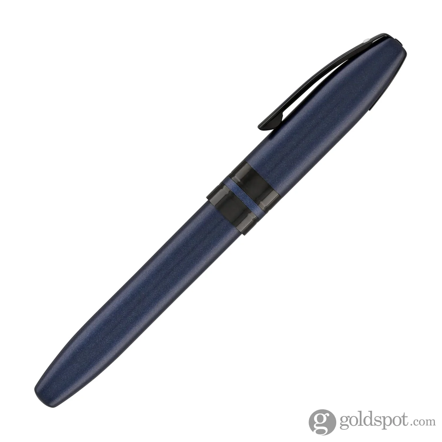Sheaffer Icon Fountain Pen in Matte Blue Lacquer with Black PVD Trim - Image 6