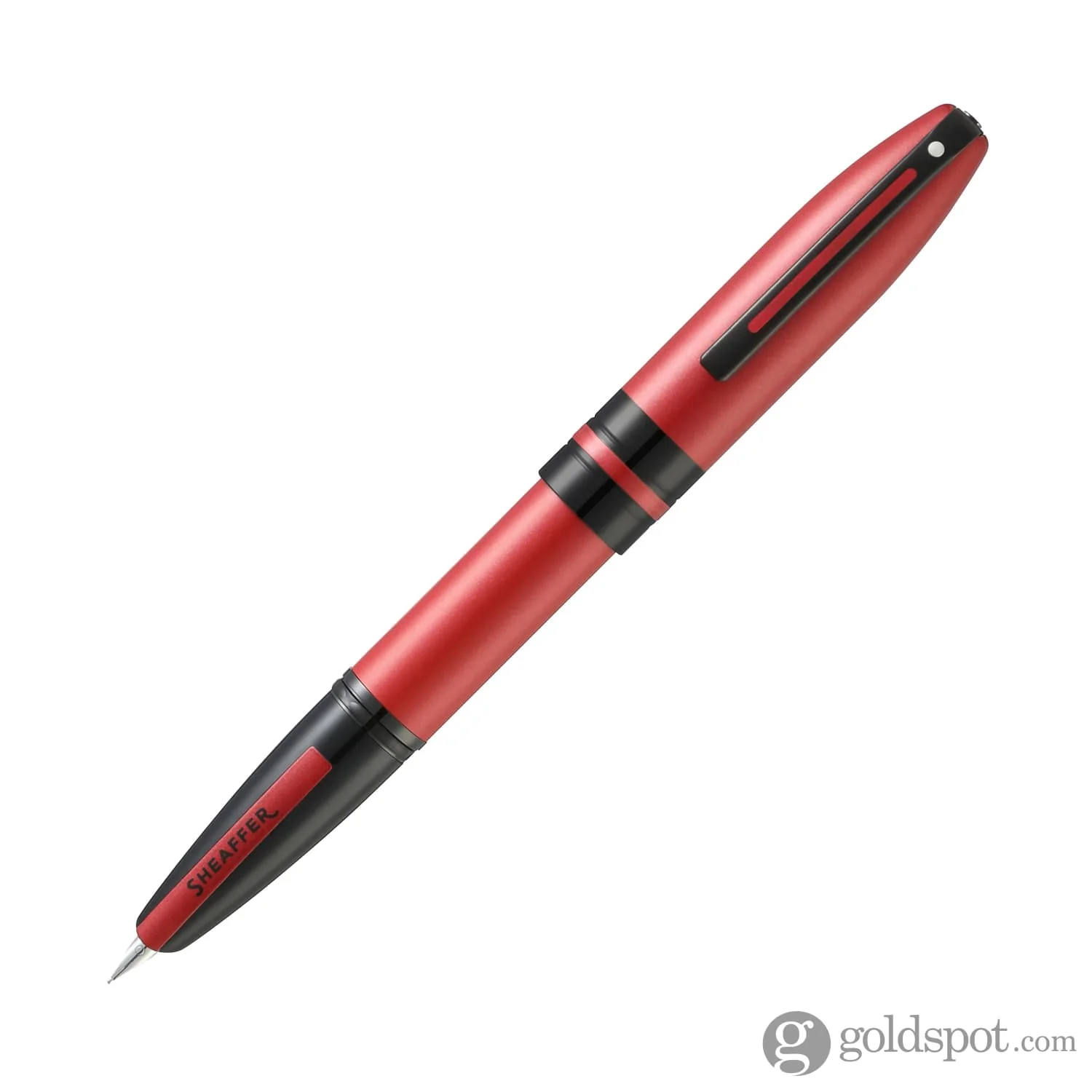 Sheaffer Icon Fountain Pen in Metallic Red Lacquer with  Black PVD Trim - Image 2