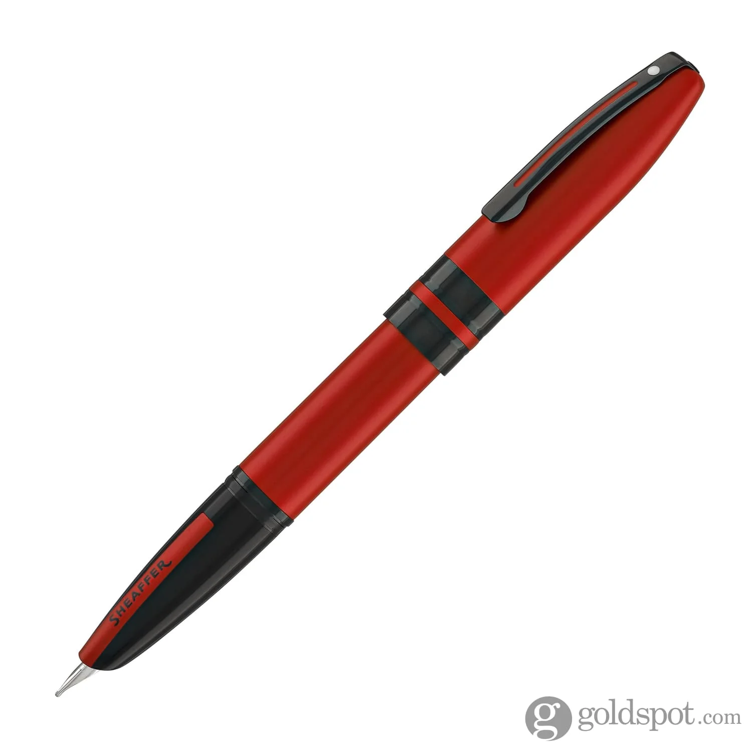 Sheaffer Icon Fountain Pen in Metallic Red Lacquer with  Black PVD Trim - Image 3