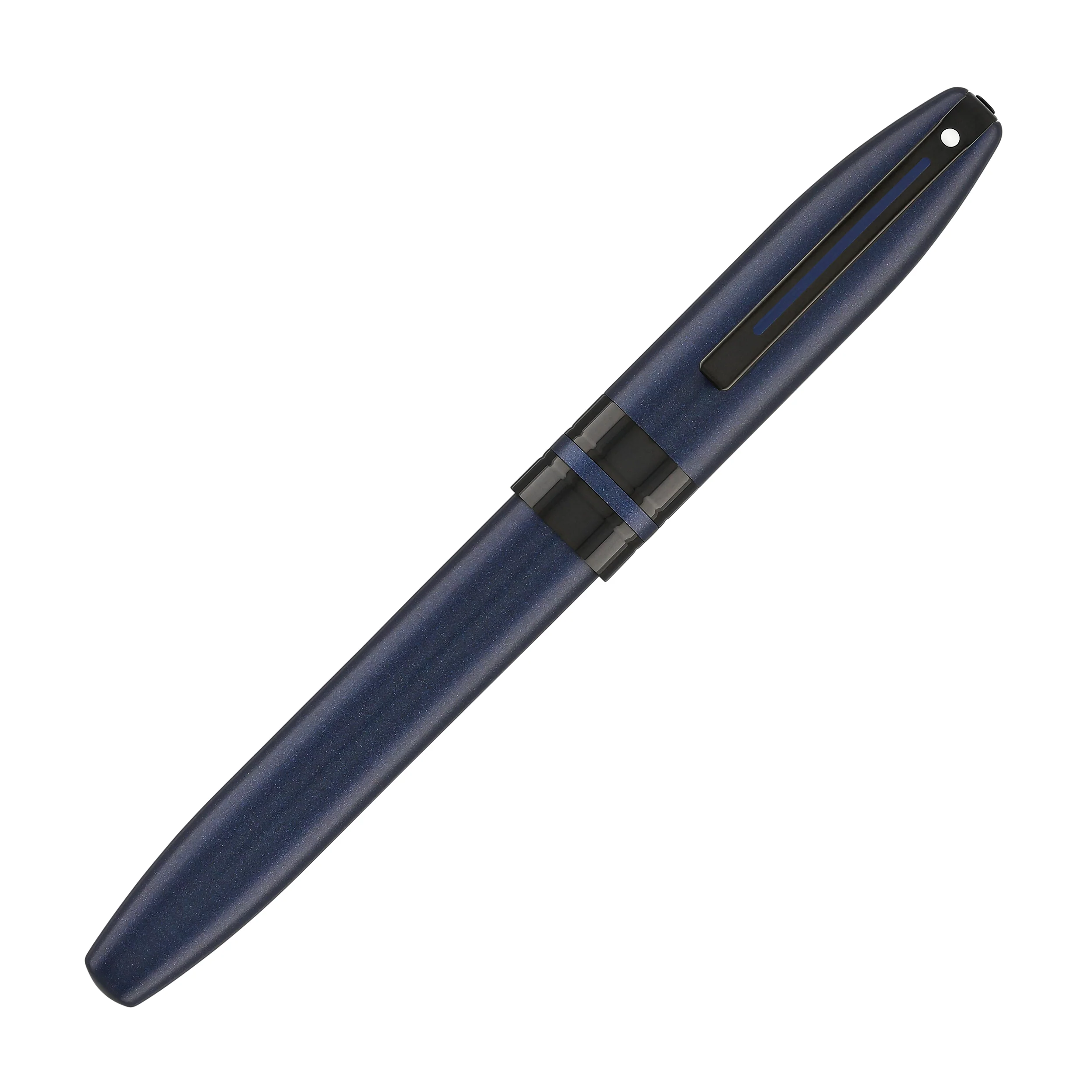 Sheaffer Icon Rollerball Pen in Matte Blue Lacquer with Black PVD Trim - Image 5