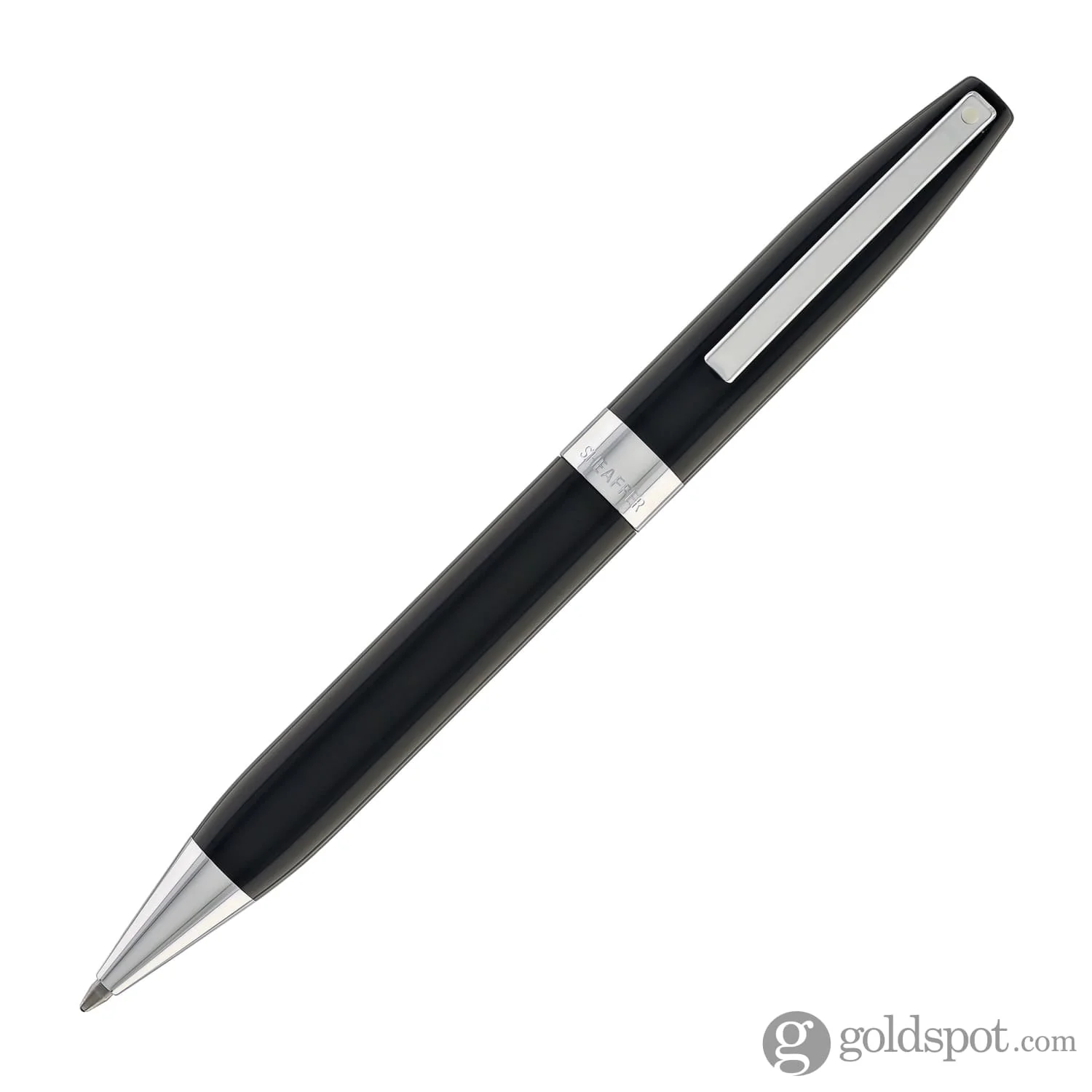 Sheaffer Legacy 9064 Ballpoint Pen in Black with Chrome Trim - Image 2