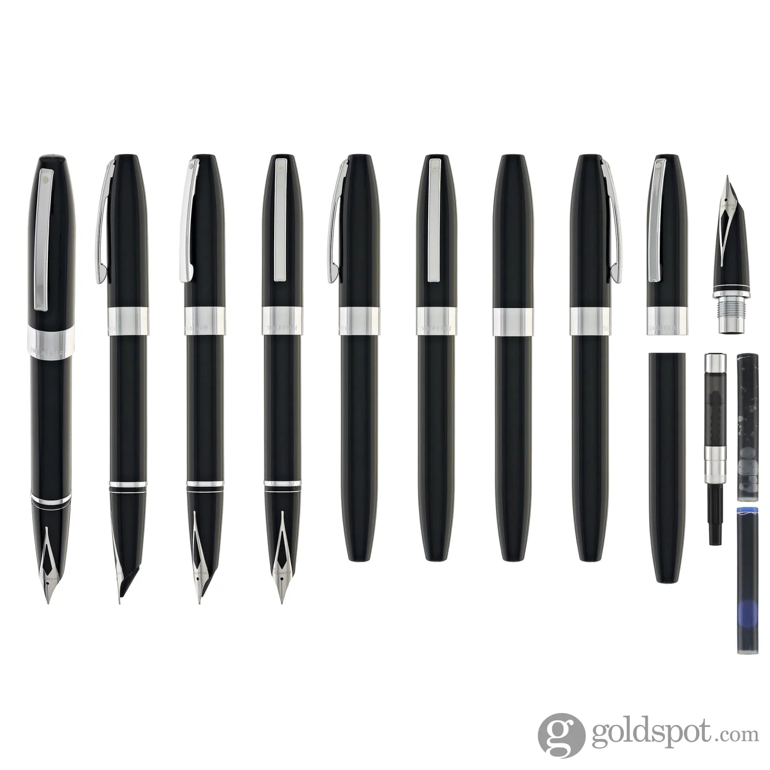 Sheaffer Legacy 9064 Fountain Pen in Black with Chrome Trim - Image 10