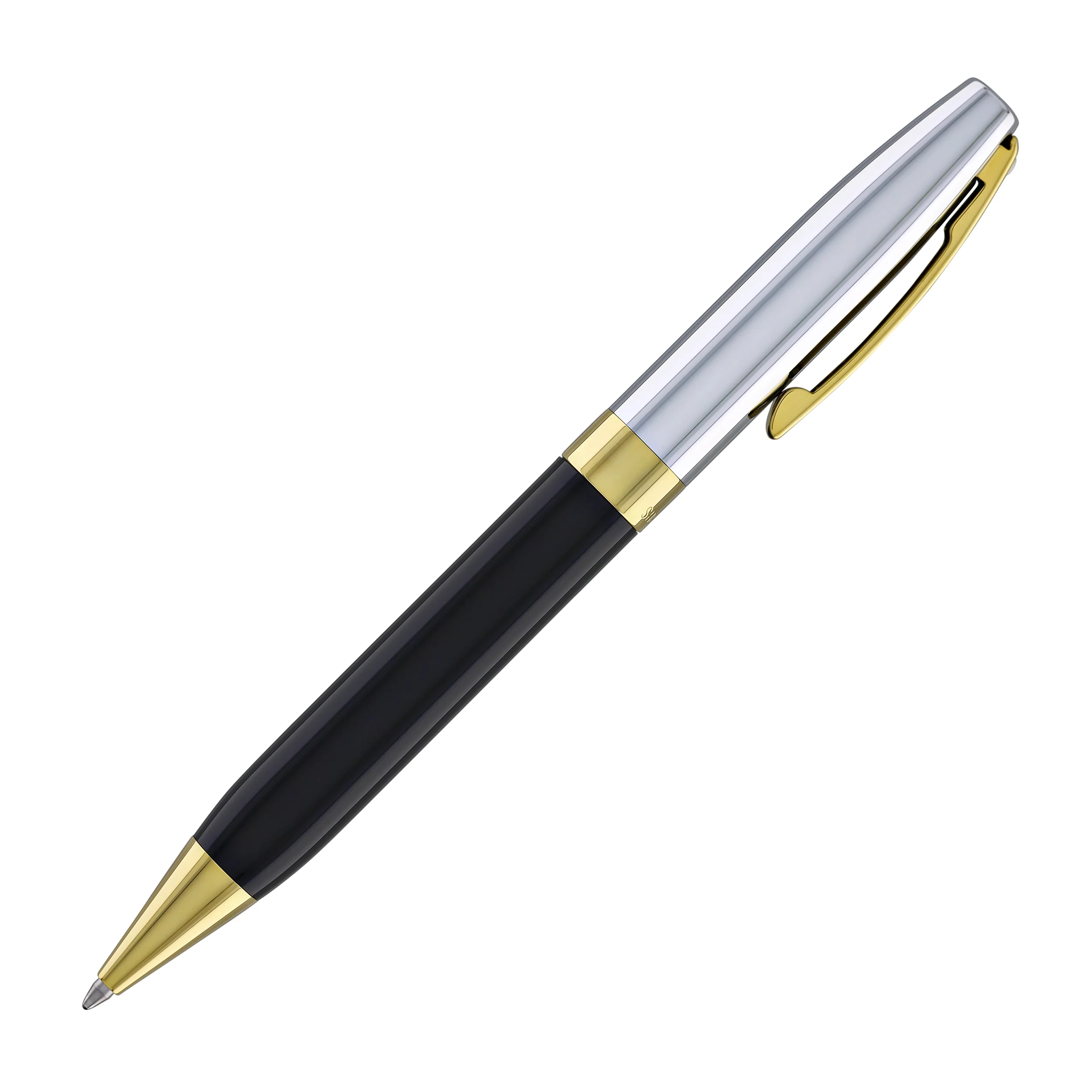Sheaffer Legacy Ballpoint Pen in Black Lacquer with Chrome Cap 14kt Gold PVD - Image 5