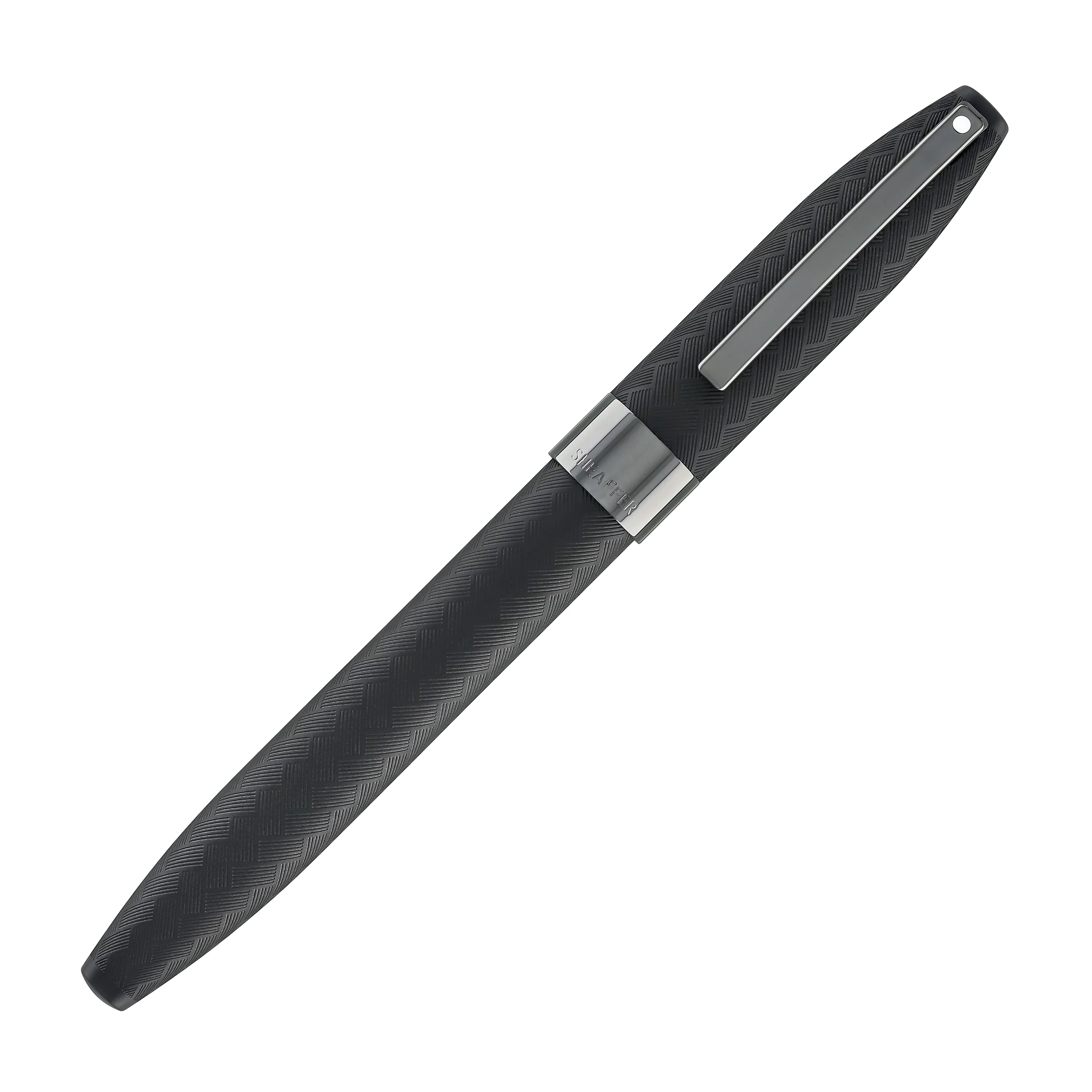 Sheaffer Legacy Chevro Rollerball Pen in Matte Black with PVD Gunmetal - Image 2
