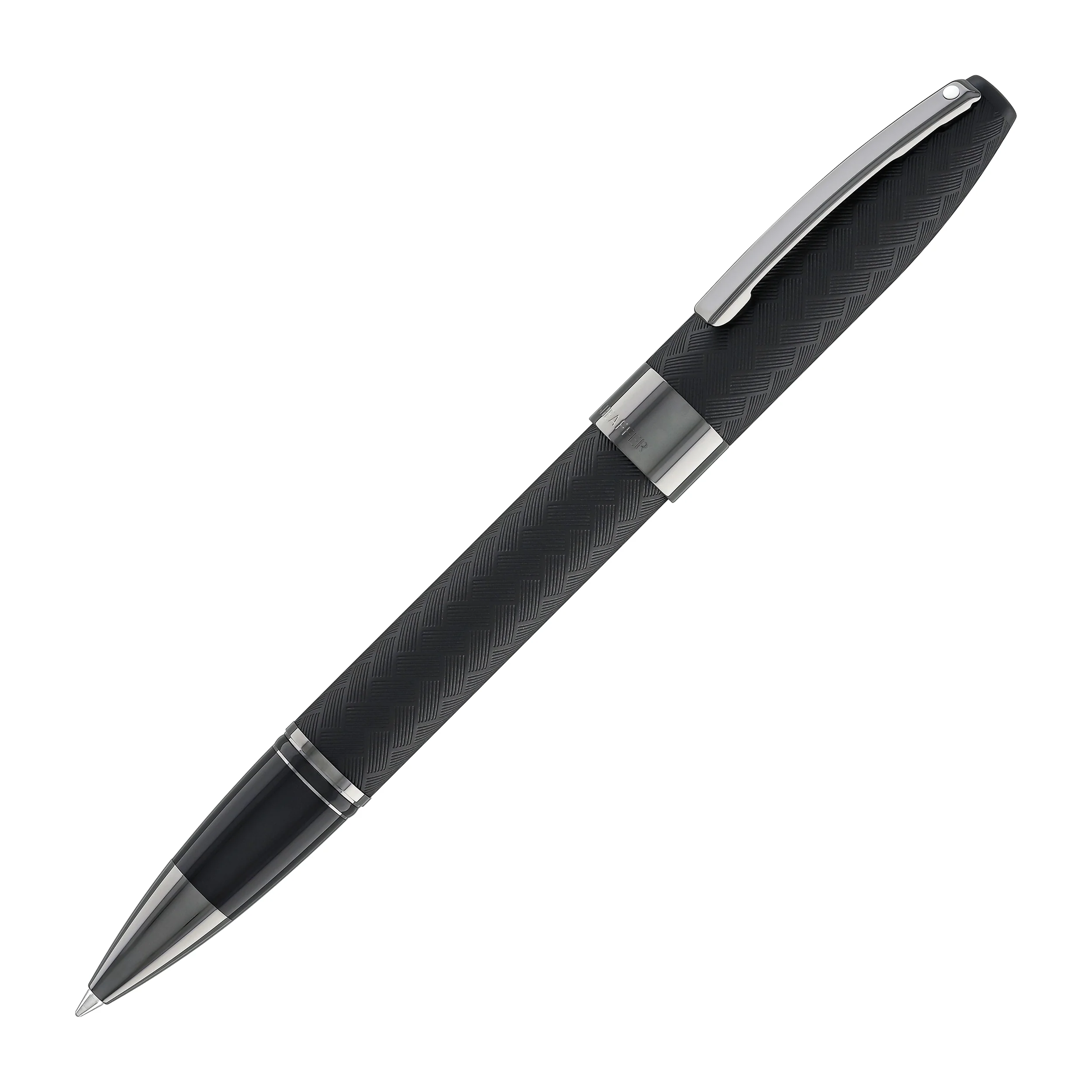 Sheaffer Legacy Chevro Rollerball Pen in Matte Black with PVD Gunmetal - Image 4