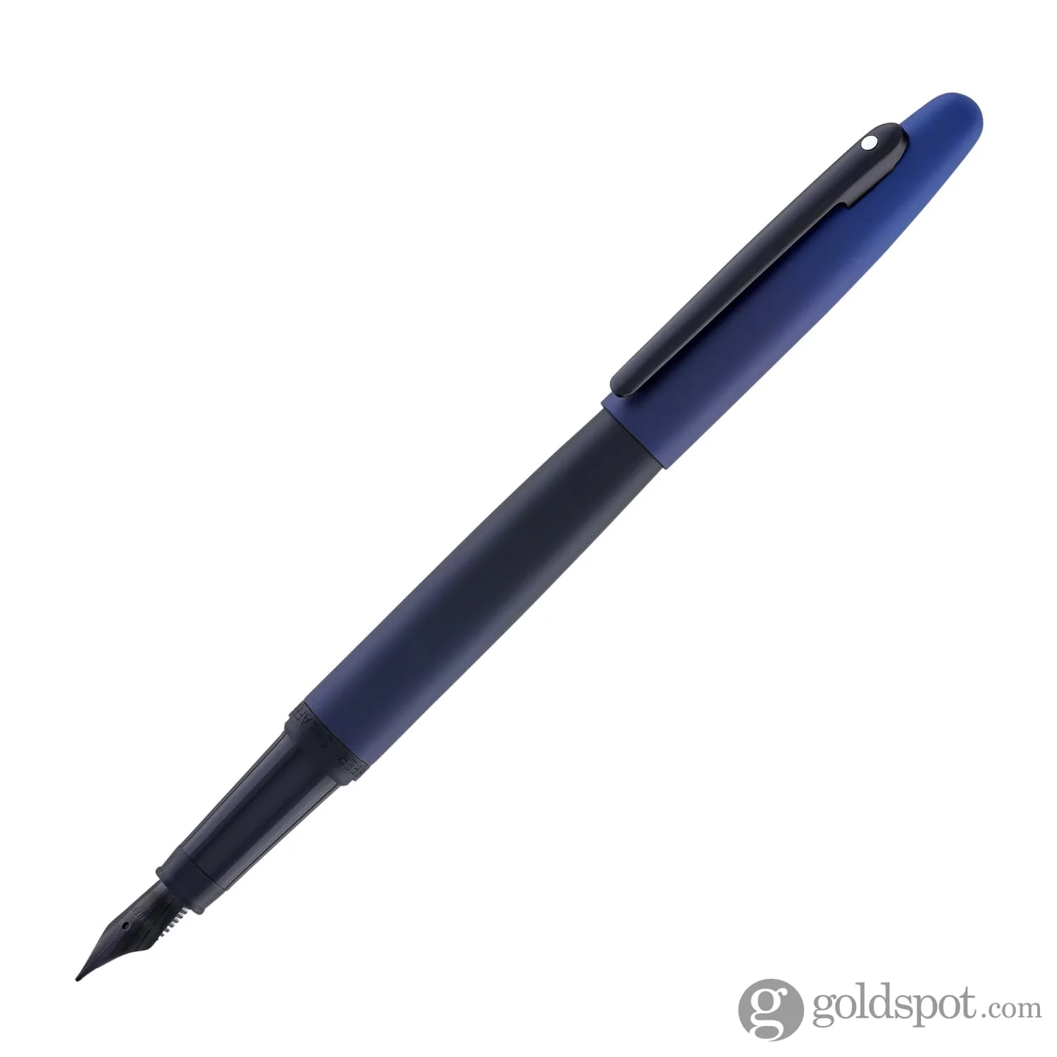 Sheaffer VFM Fountain Pen in Matte Blue with PVD Trim - Image 3