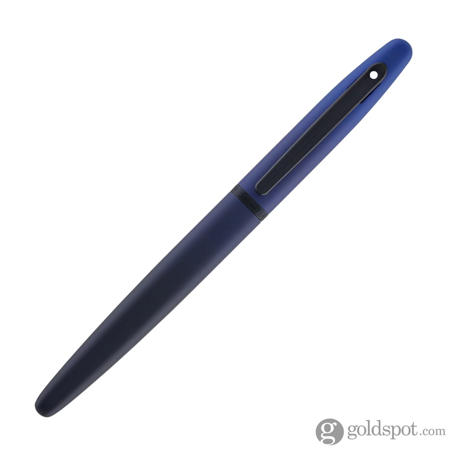 Sheaffer VFM Rollerball Pen in Matte Blue with PVD Trim - Image 2