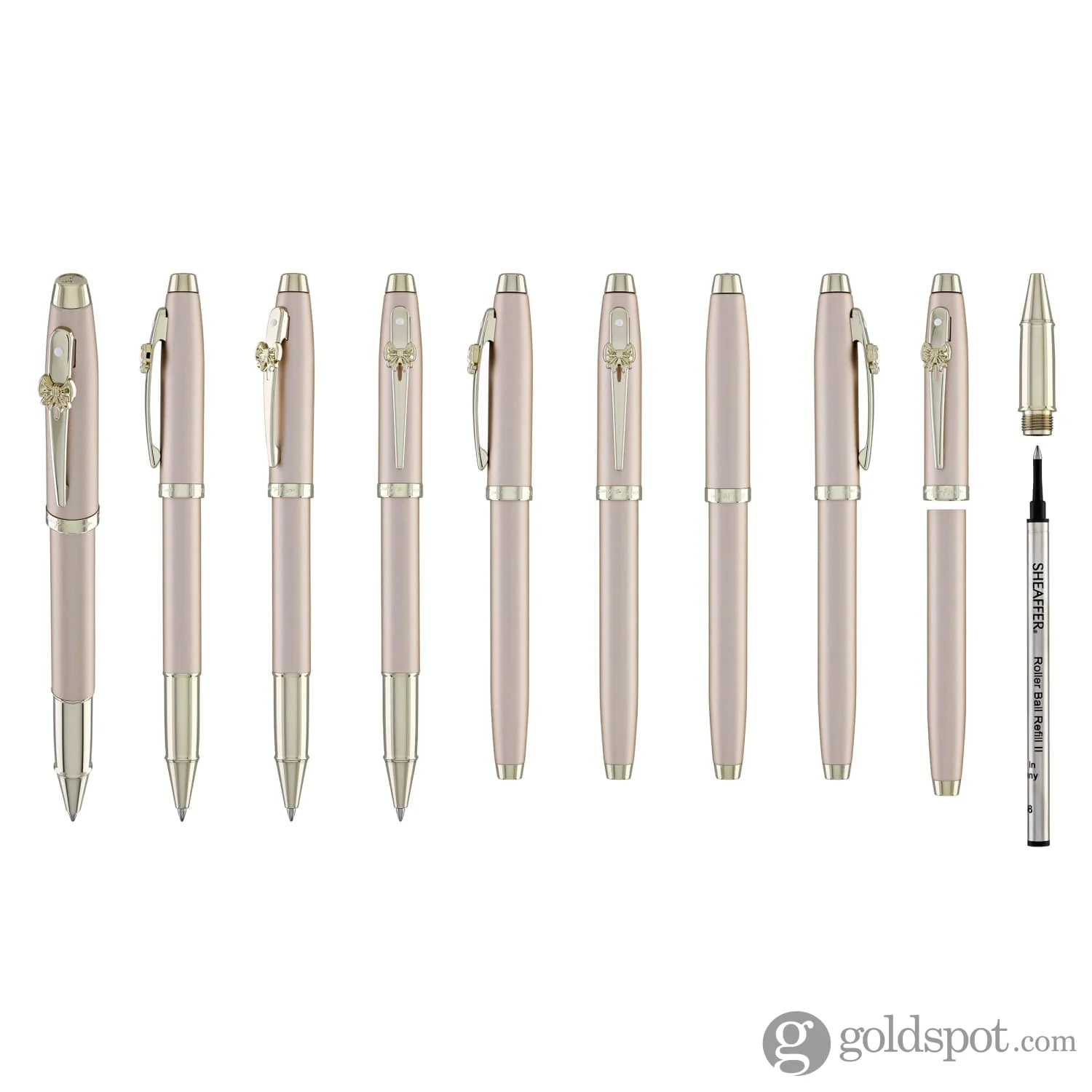 Sheaffer x Emily in Paris 100 Rollerball Pen in Champagne Gold with Champagne Gold Trim - Image 9