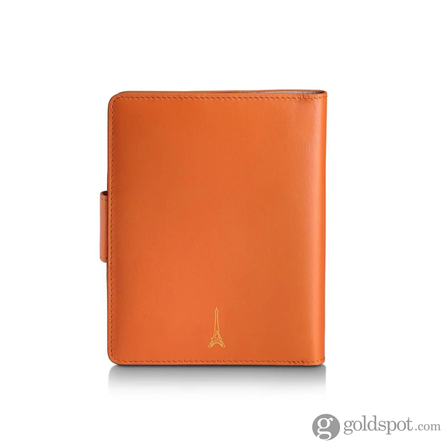 Sheaffer x Emily in Paris Genuine Leather Passport Case with Pen Loop in Orange - Image 2