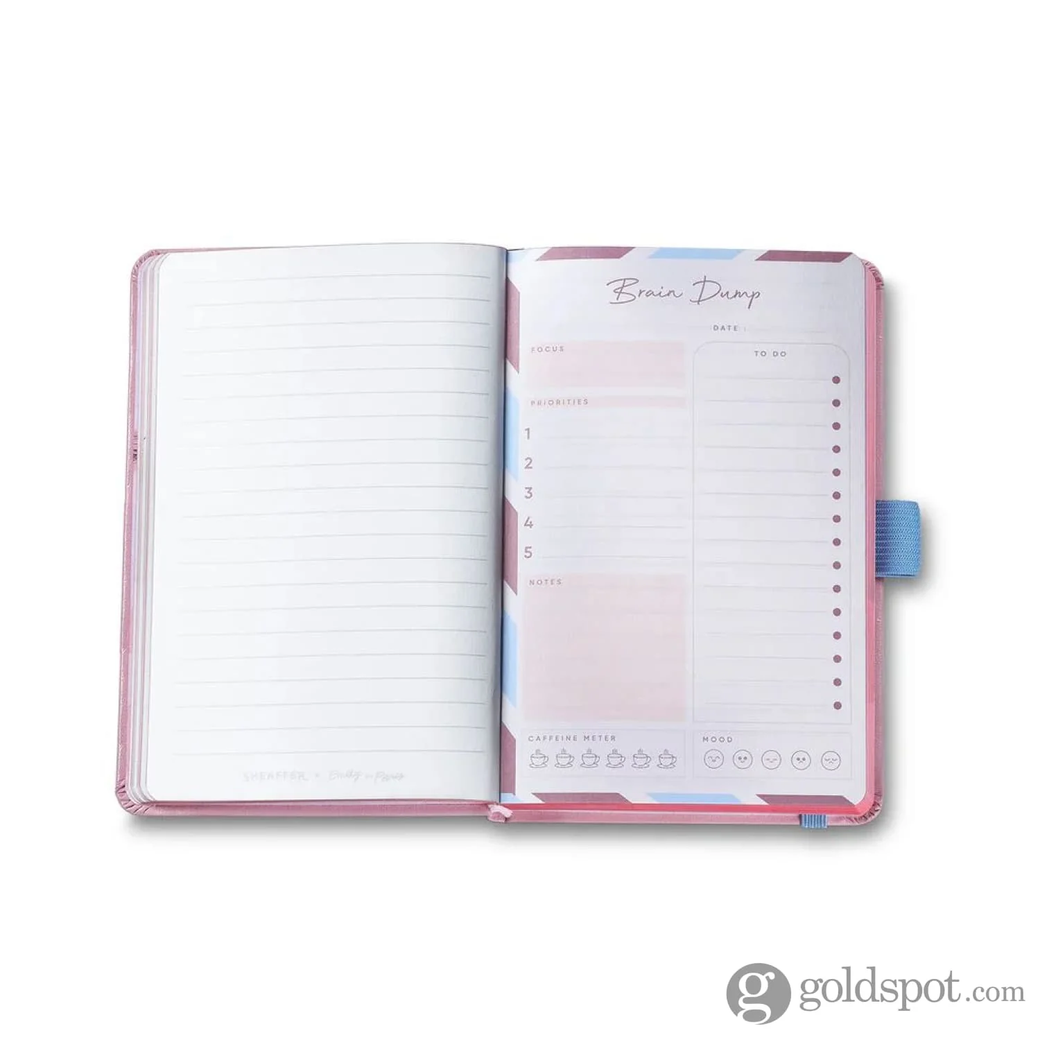 Sheaffer x Emily in Paris Prelude Mini Ballpoint Pen in Pastel Pink and A6 Notebook with Embossed Eiffel Tower Set - Image 12