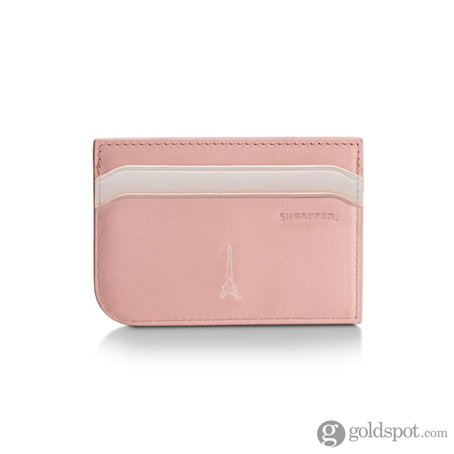 Sheaffer x Emily in Paris Sentinel Ballpoint Pen in Matte Pink and Genuine Leather Credit Card Holder Set - Image 7