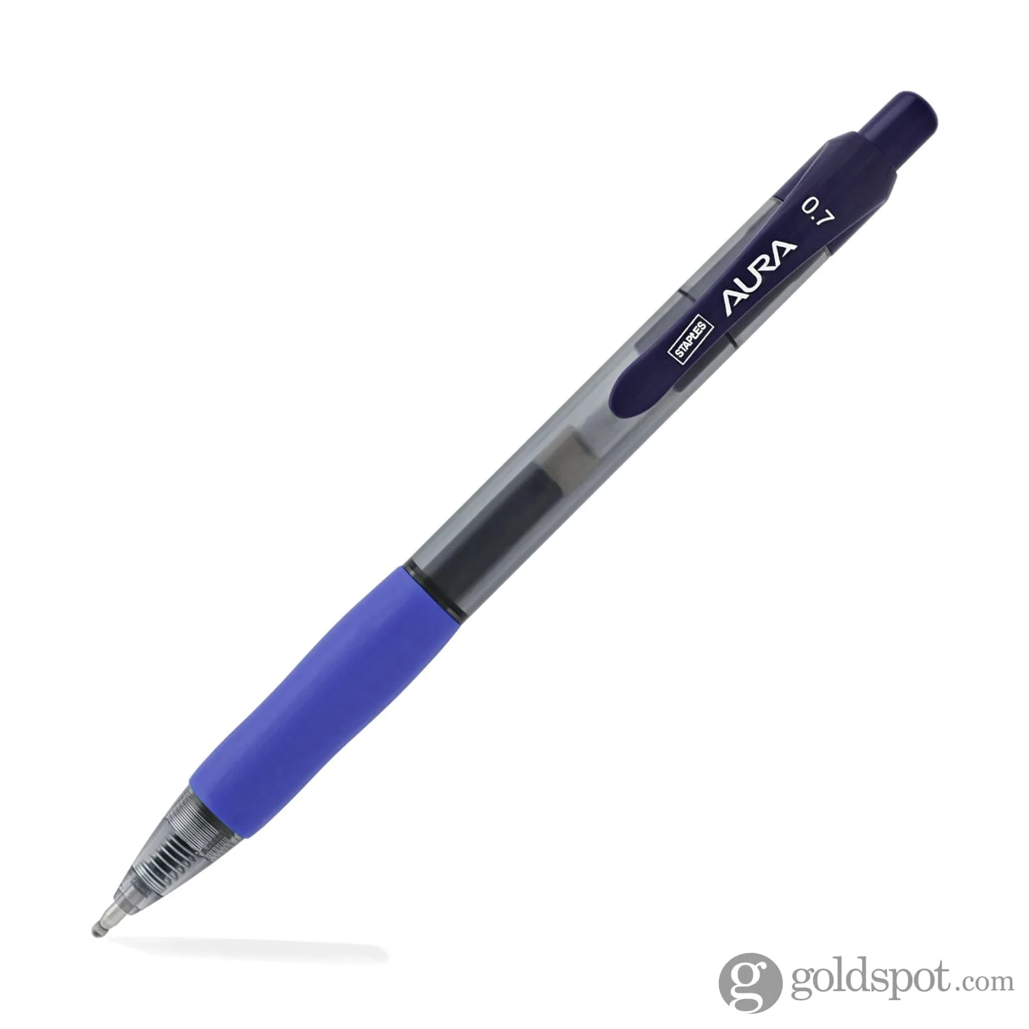 Staples Aura Gel Pens in Blue - 0.7mm - Pack of 12 - Image 2