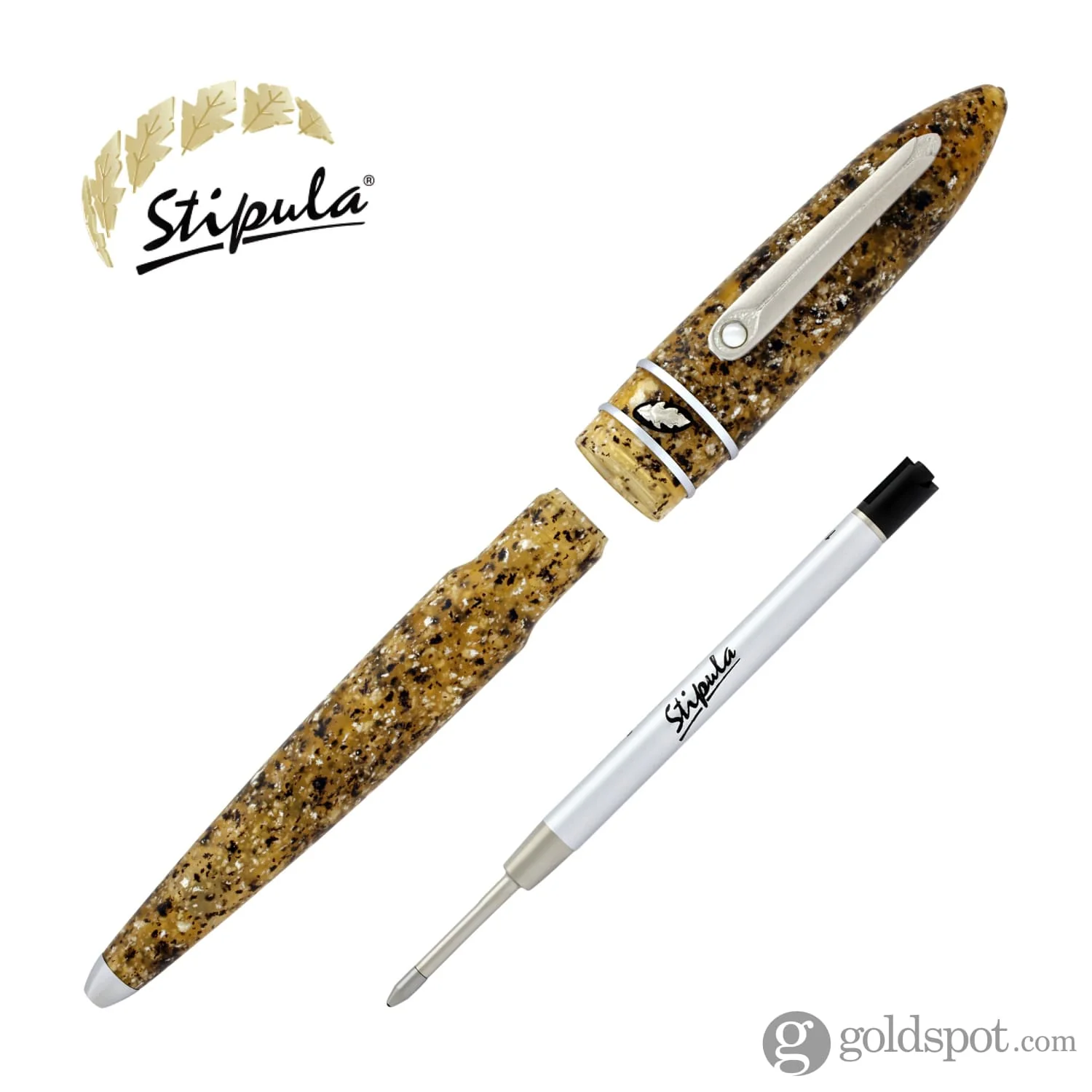 Stipula Model-T Ballpoint Pen in Sand Resin - Image 6