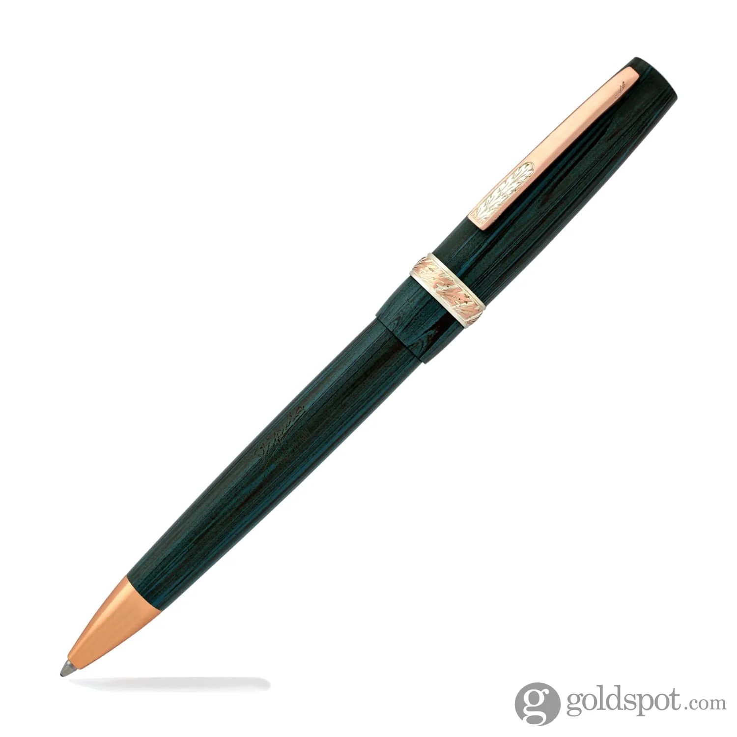 Stipula Florentia Ballpoint Pen in Turquoise Cellulose - Image 2