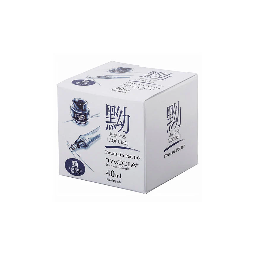 Taccia Bottled Ink in Aoguro Blue-Black - 40 mL - Image 3
